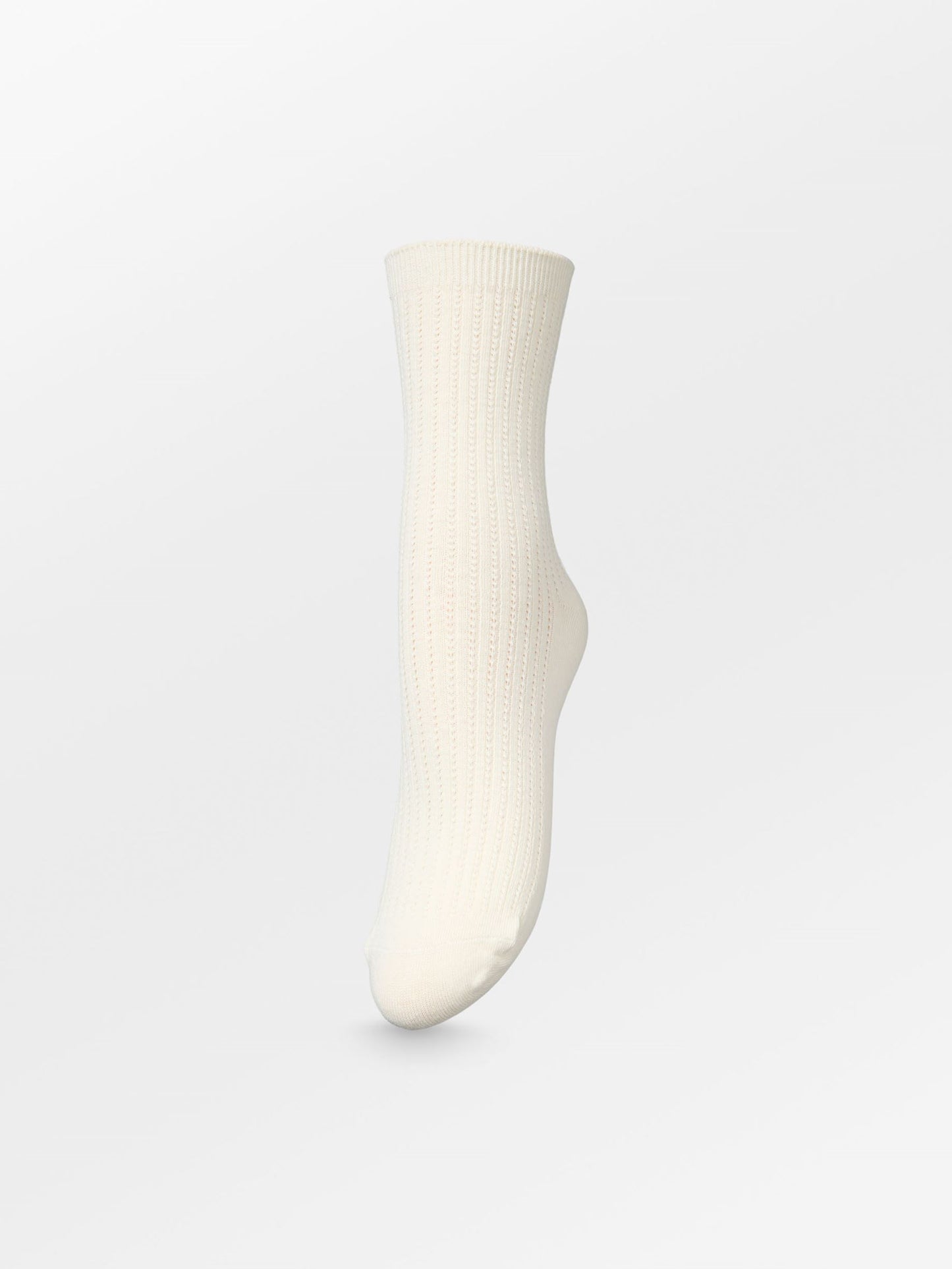 Becksöndergaard, Helga Crochet Sock - White, socks, socks, noos, black week, black week, noos