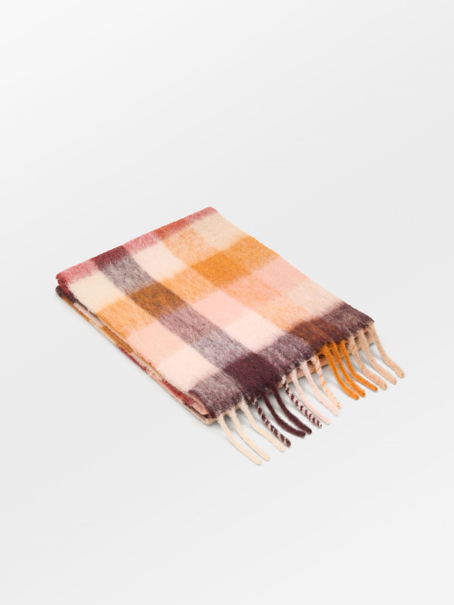 Becksöndergaard, Check Anilopa Scarf - Pink Peacock, archive, archive, mid season sale, mid season sale, black week, black week