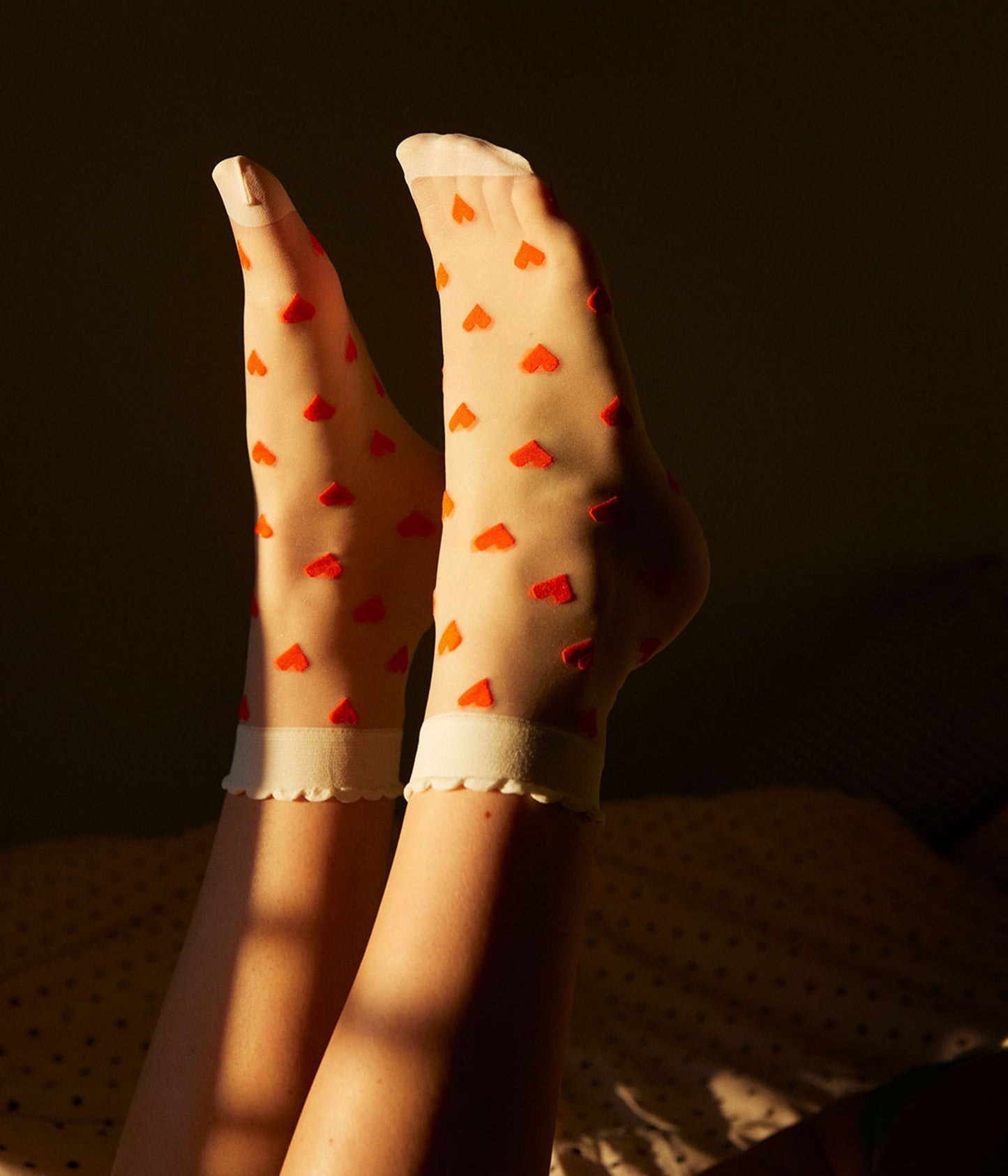 Dagmar Hearts Sock OneSize BeckSöndergaard.no