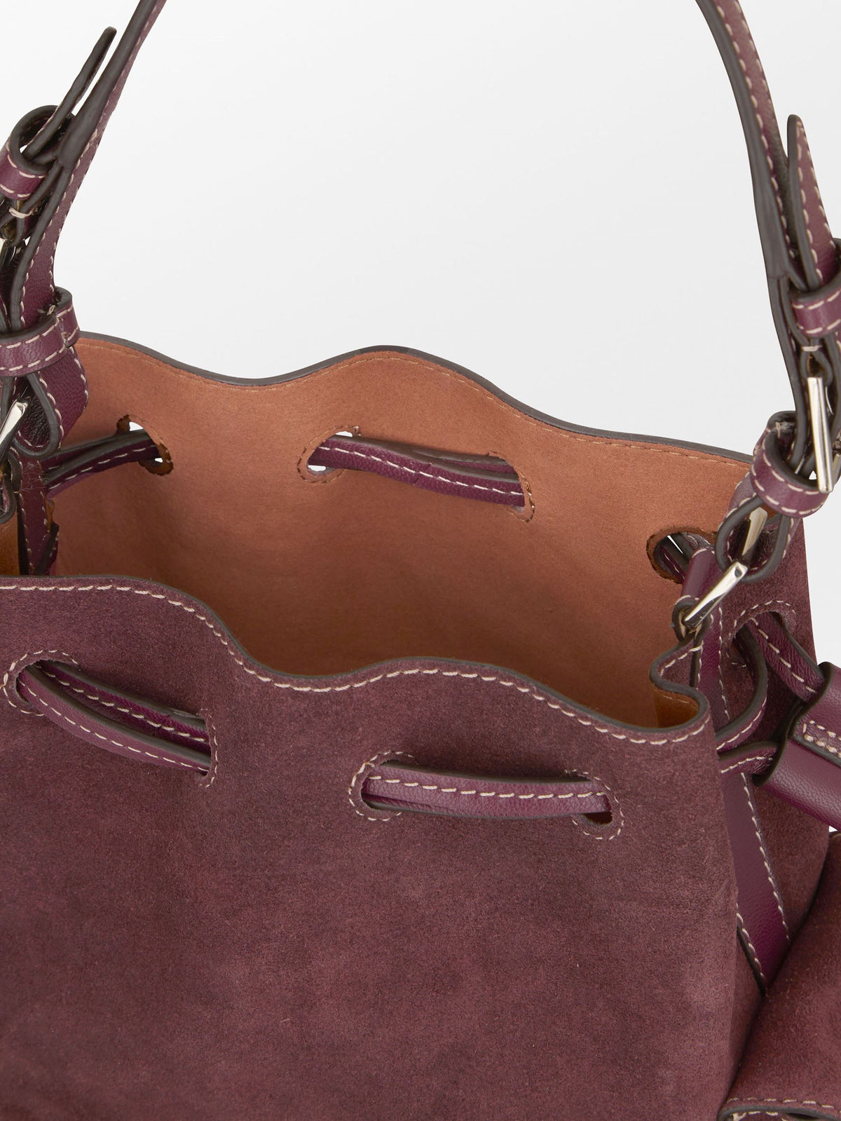 Suede Bucket Small Bag OneSize BeckSöndergaard.no
