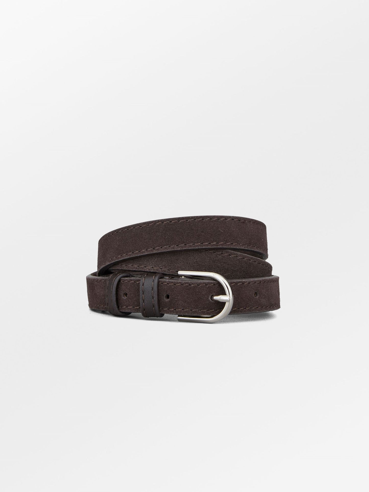 Becksöndergaard, Suede Zoe Belt - Chocolate Torte, accessories