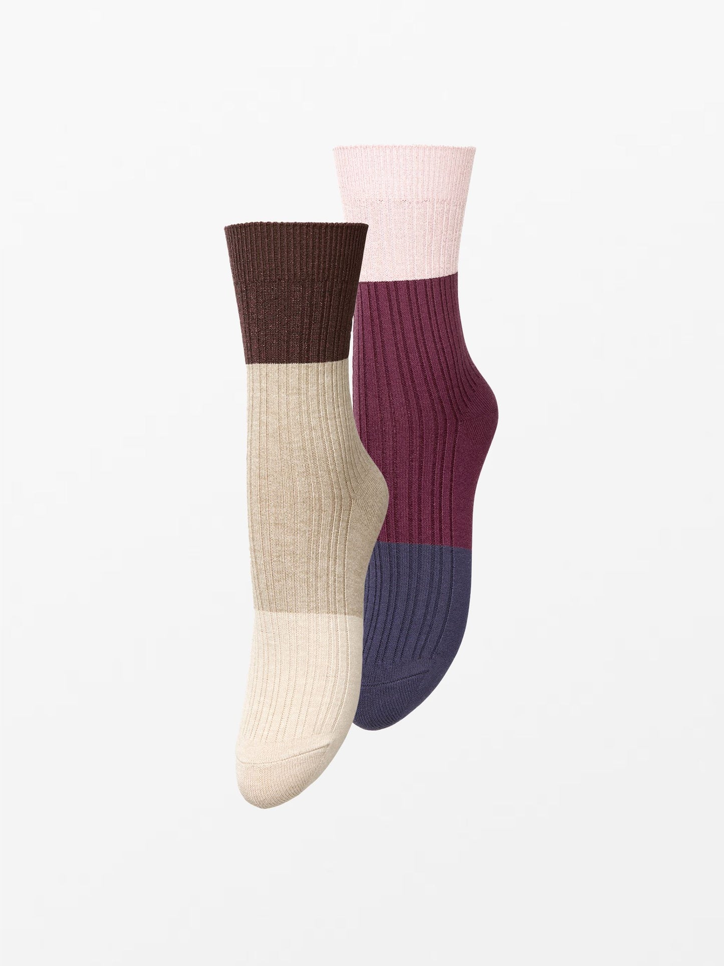 Colourblock Bam Sock 2 Pack Socks BeckSöndergaard.no