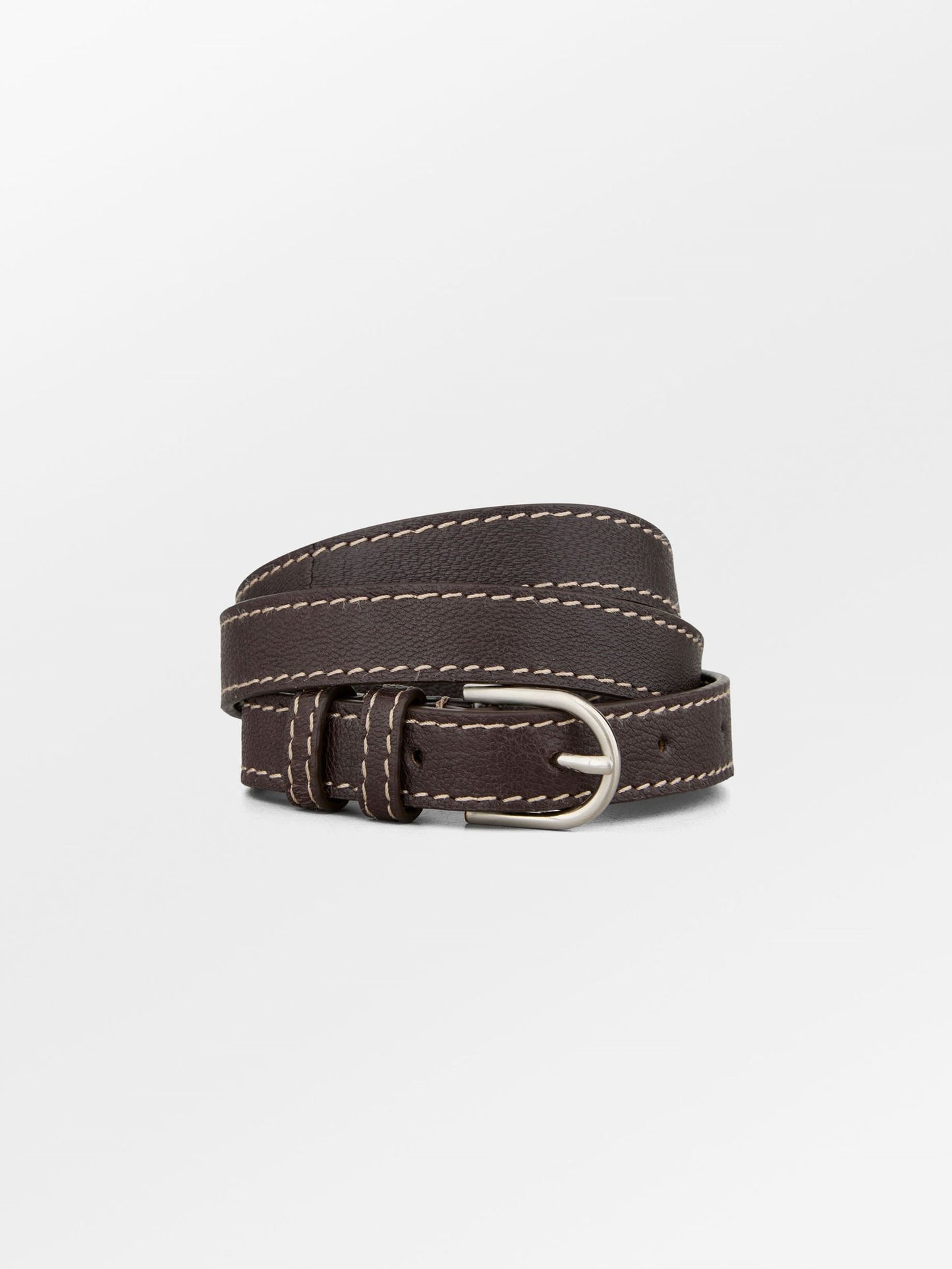 Becksöndergaard, Nappa Zoe Belt - Chocolate Torte, accessories
