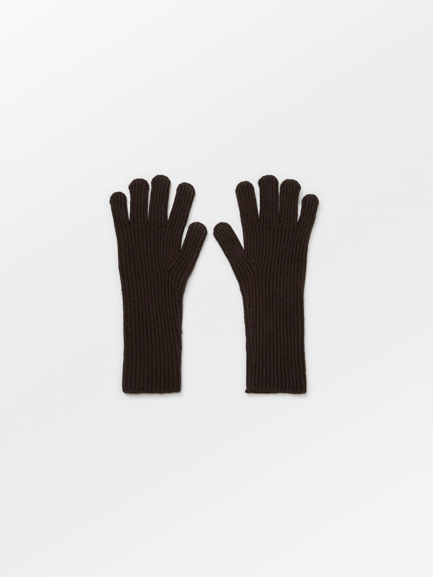 Woona Short Gloves - Hot Fudge Brown OneSize BeckSöndergaard.no