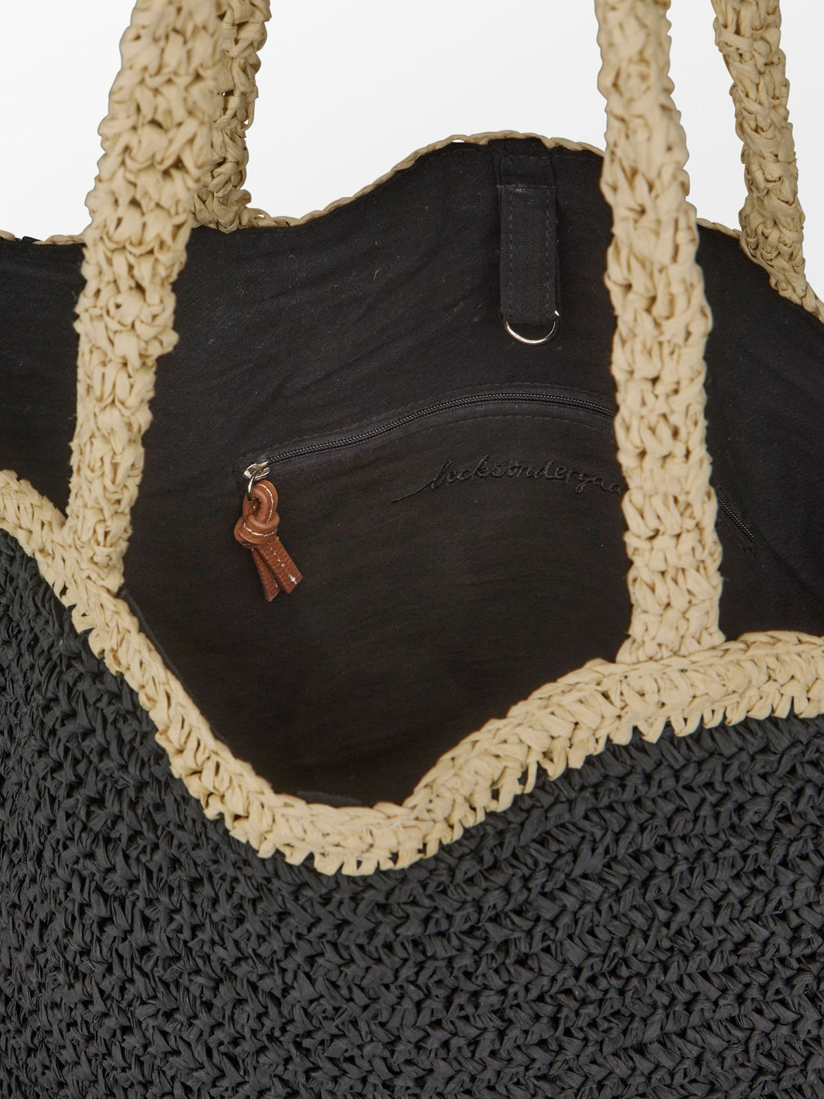 Paper Straw Tota Bag OneSize BeckSöndergaard.no