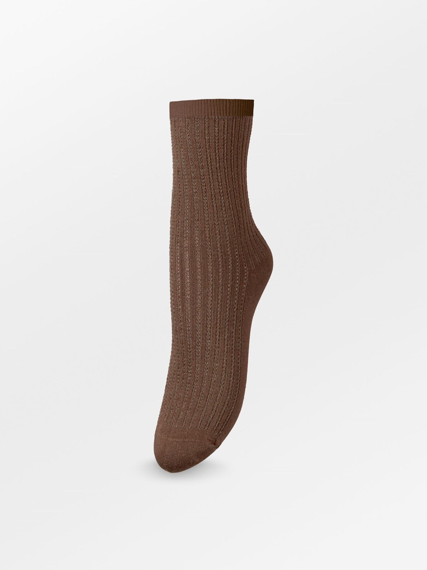 Becksöndergaard, Helga Crochet Sock - Acorn Brown, socks, socks, noos, black week, black week, noos