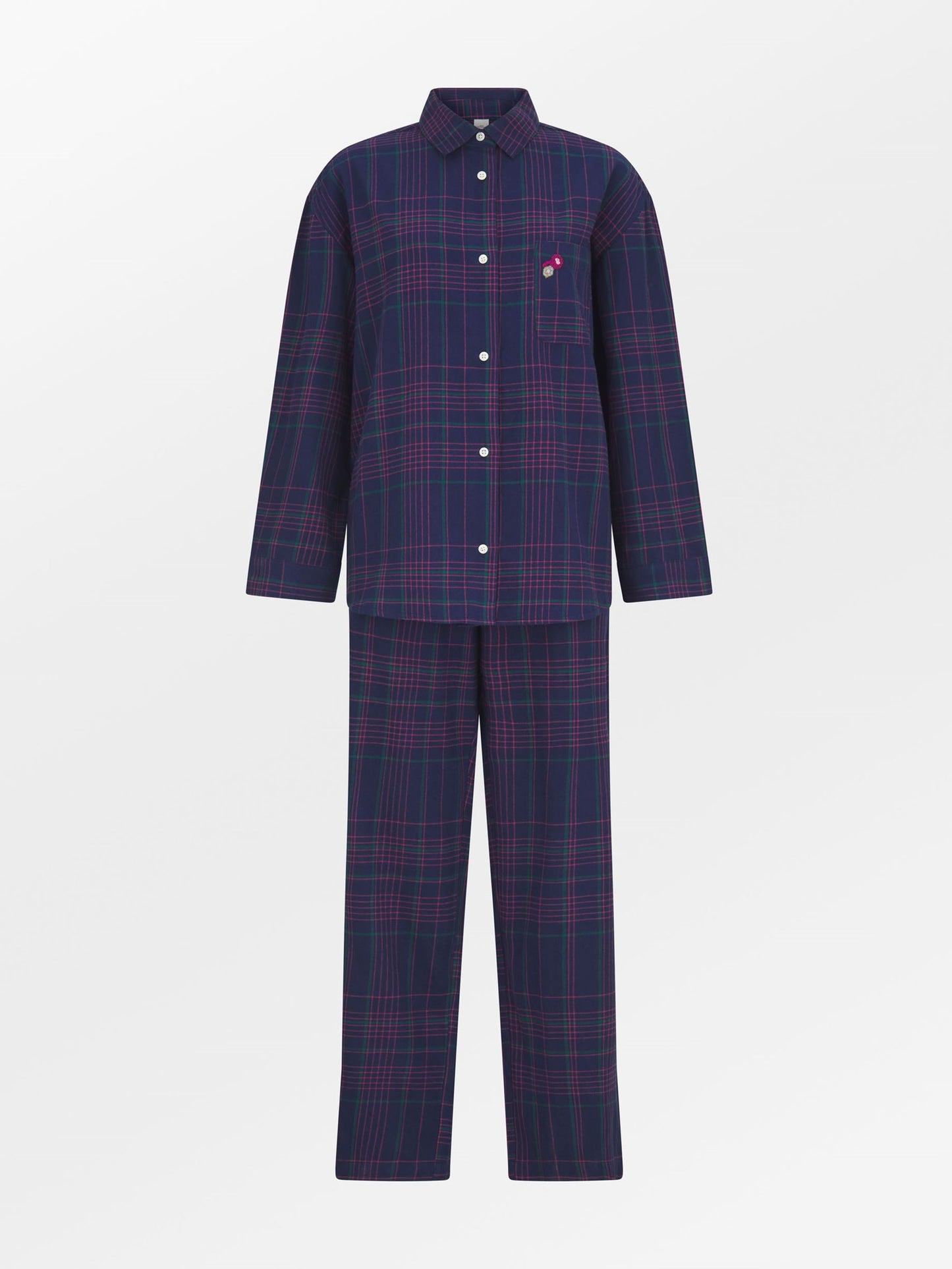 Flannel Gridy Pyjamas Shirt Clothing BeckSöndergaard.no