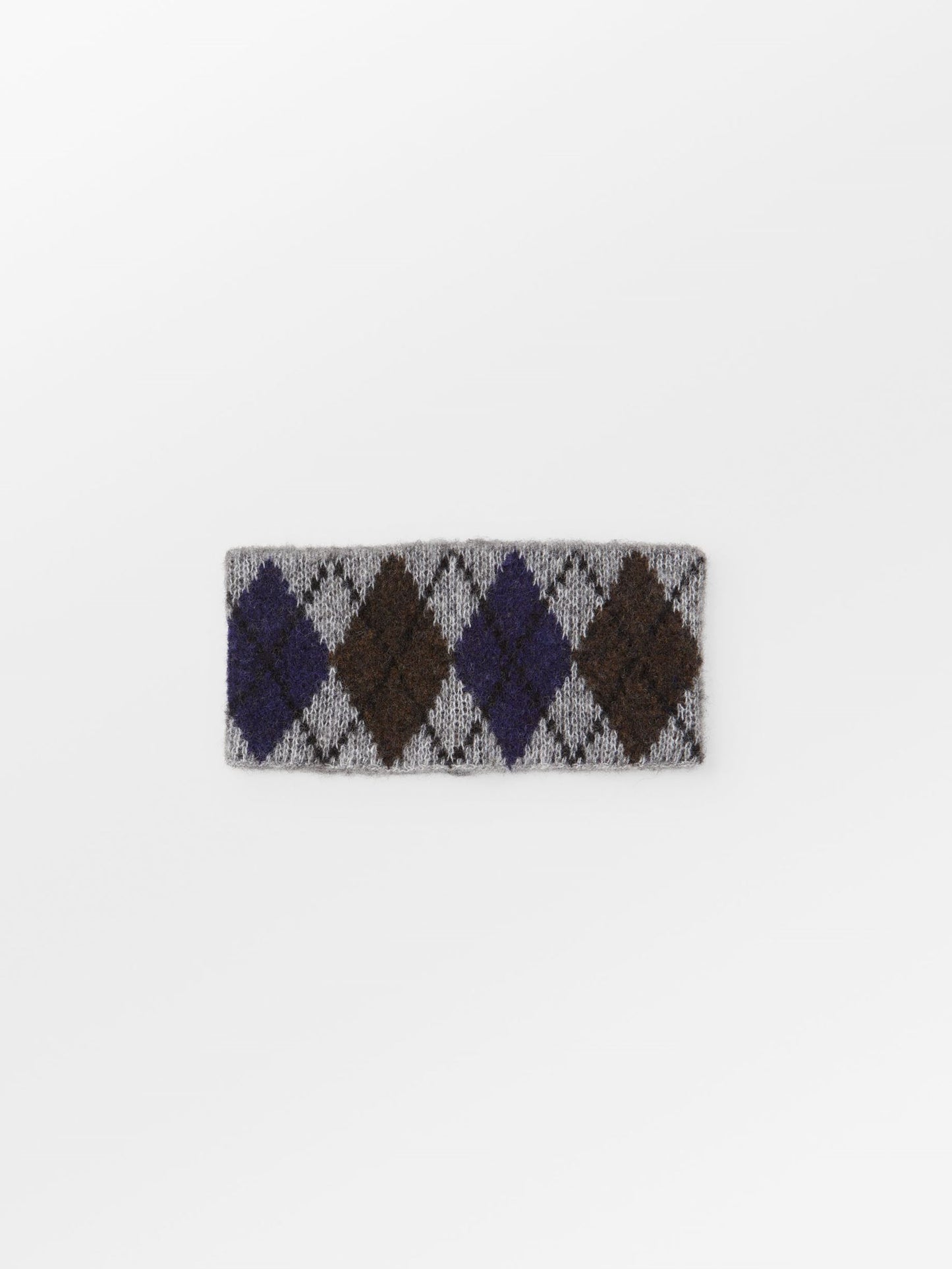 Argyle Wool Headband OneSize BeckSöndergaard.no