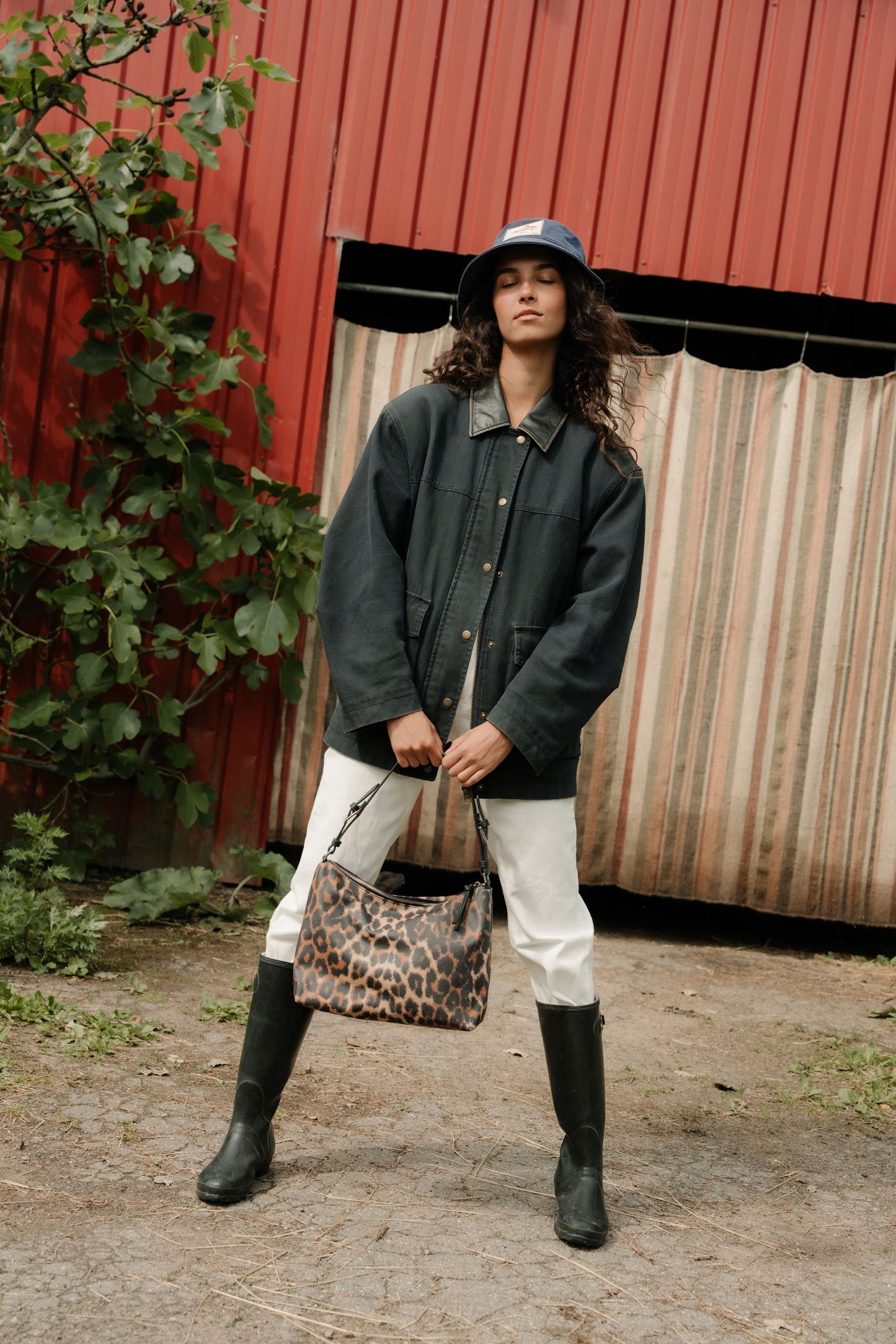 Becksöndergaard, Leopa Coated Ginni Medi Bag - Black, bags, bags, bags, bags, bags