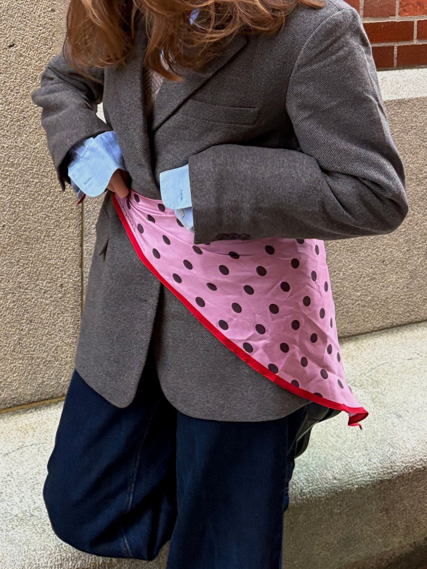 Polka Triangle Sia Scarf OneSize BeckSöndergaard.no