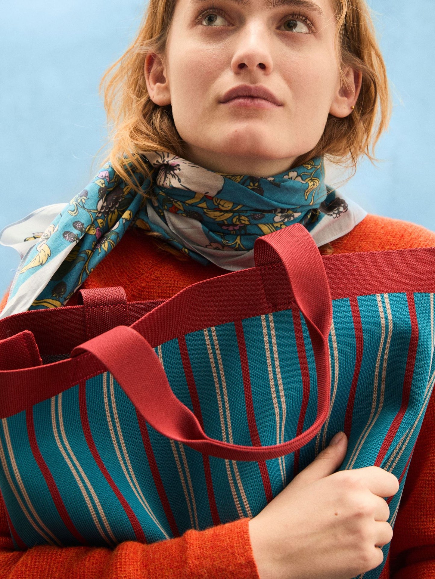 Becksöndergaard, Interlock Lillian Bag - Mosaic Blue, bags, bags, archive, archive, bags, bags, black week, black week