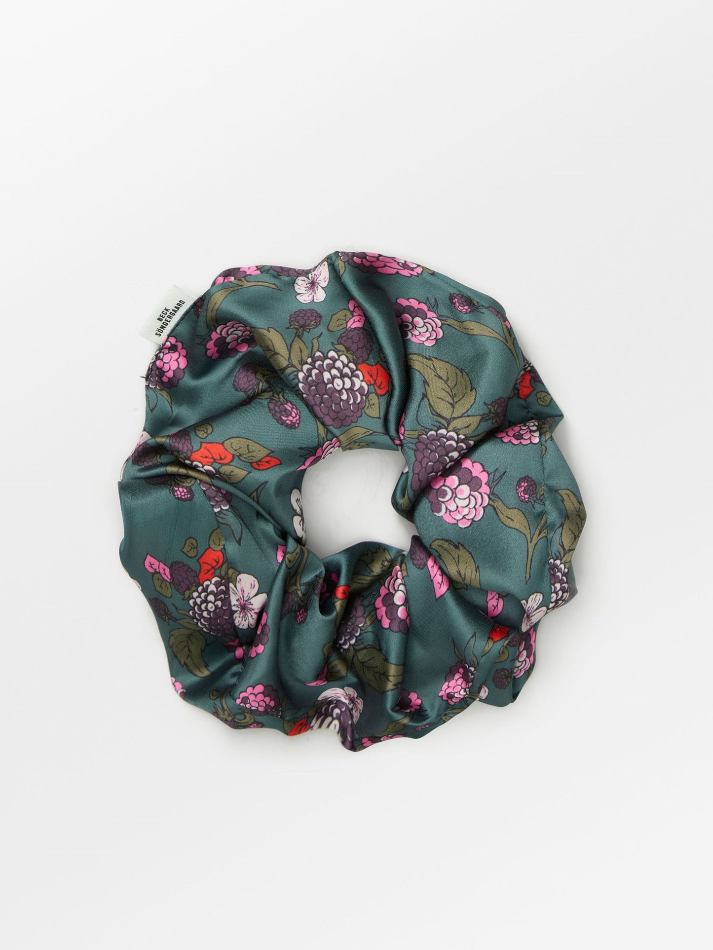 Becksöndergaard, Autumn Blackberry Luster Scrunchie - Topiary Green, accessories, accessories, black week, black week