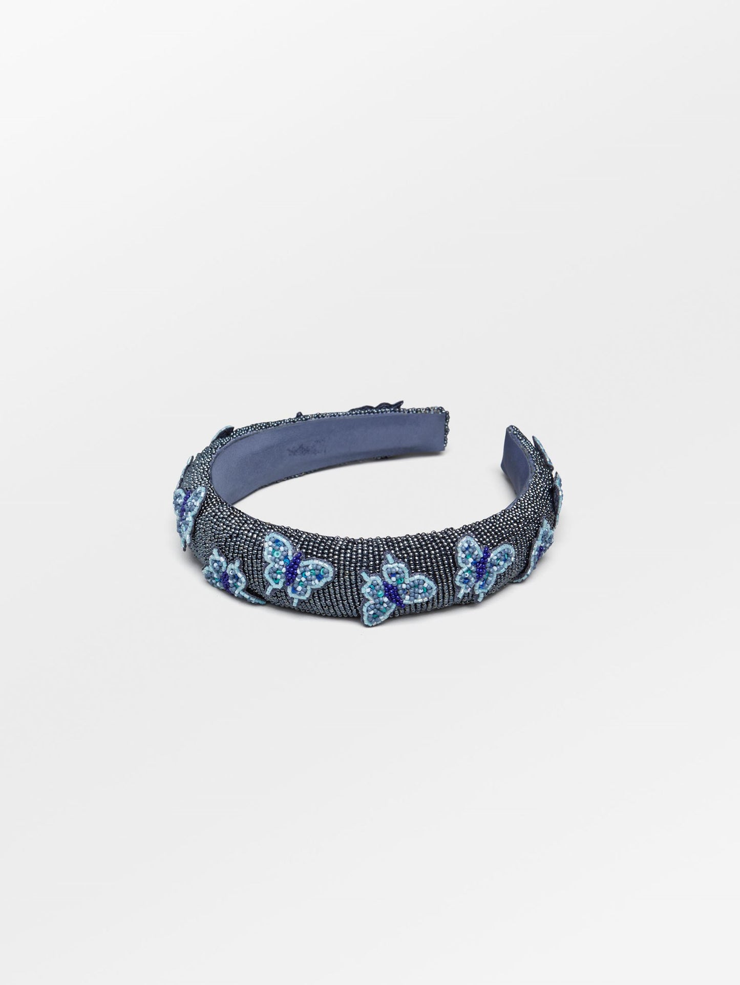 Becksöndergaard, Adonia Midi Beaded Hairbrace - Sargasso Sea Blue, archive, archive, archive