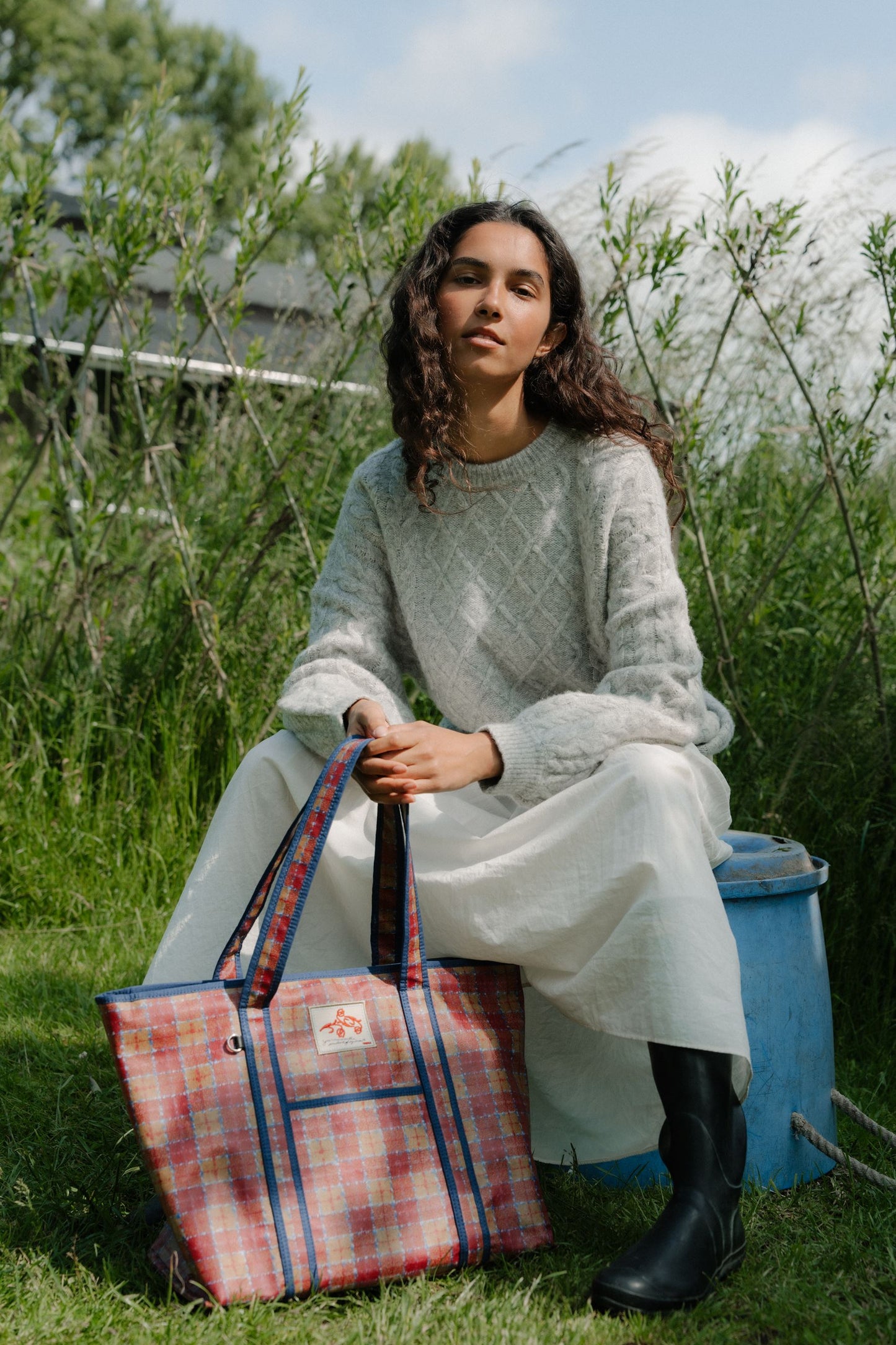 Checky Coated Aubrey Bag OneSize BeckSöndergaard.no