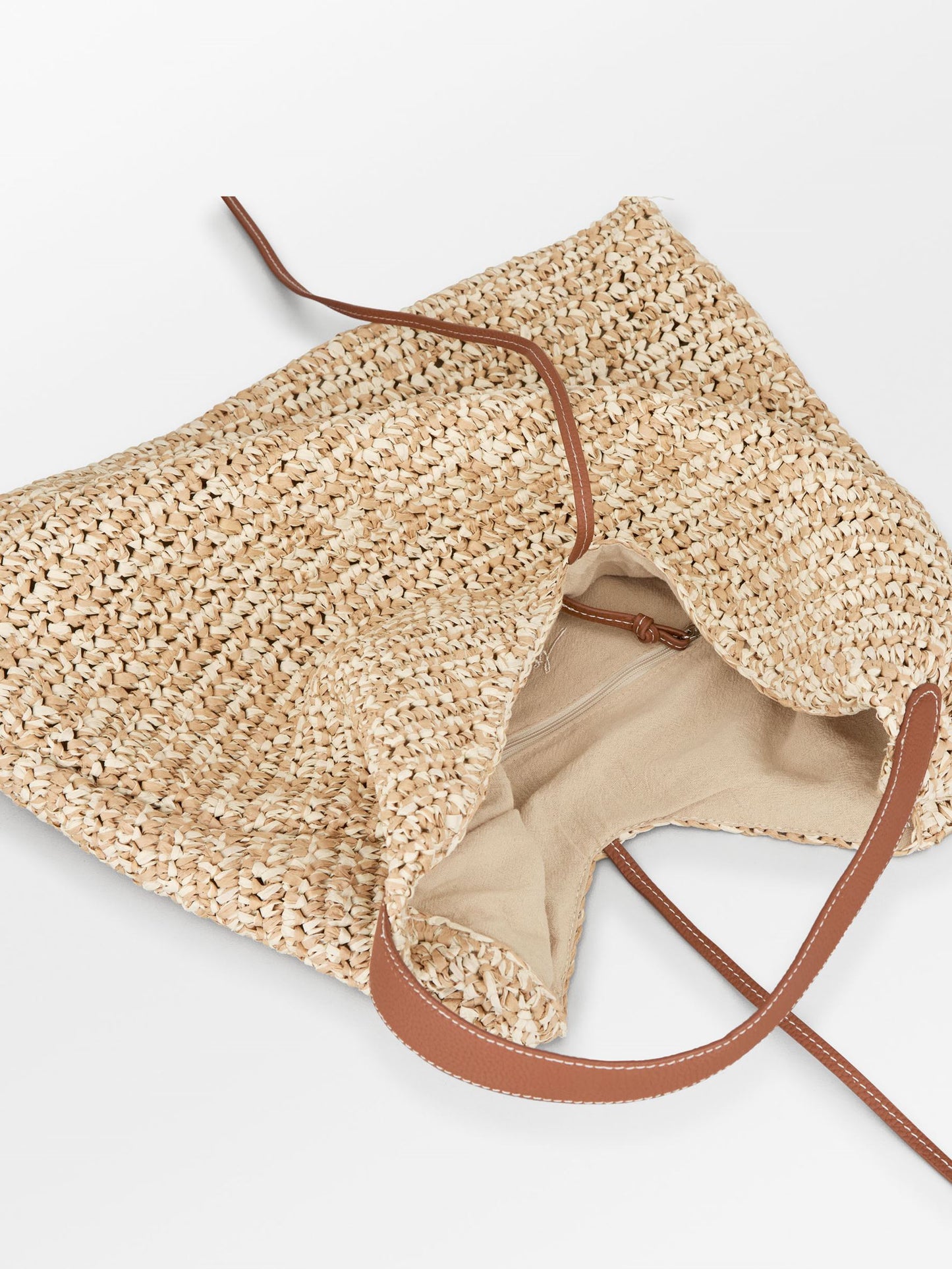 Paper Straw Siena Bag OneSize BeckSöndergaard.no