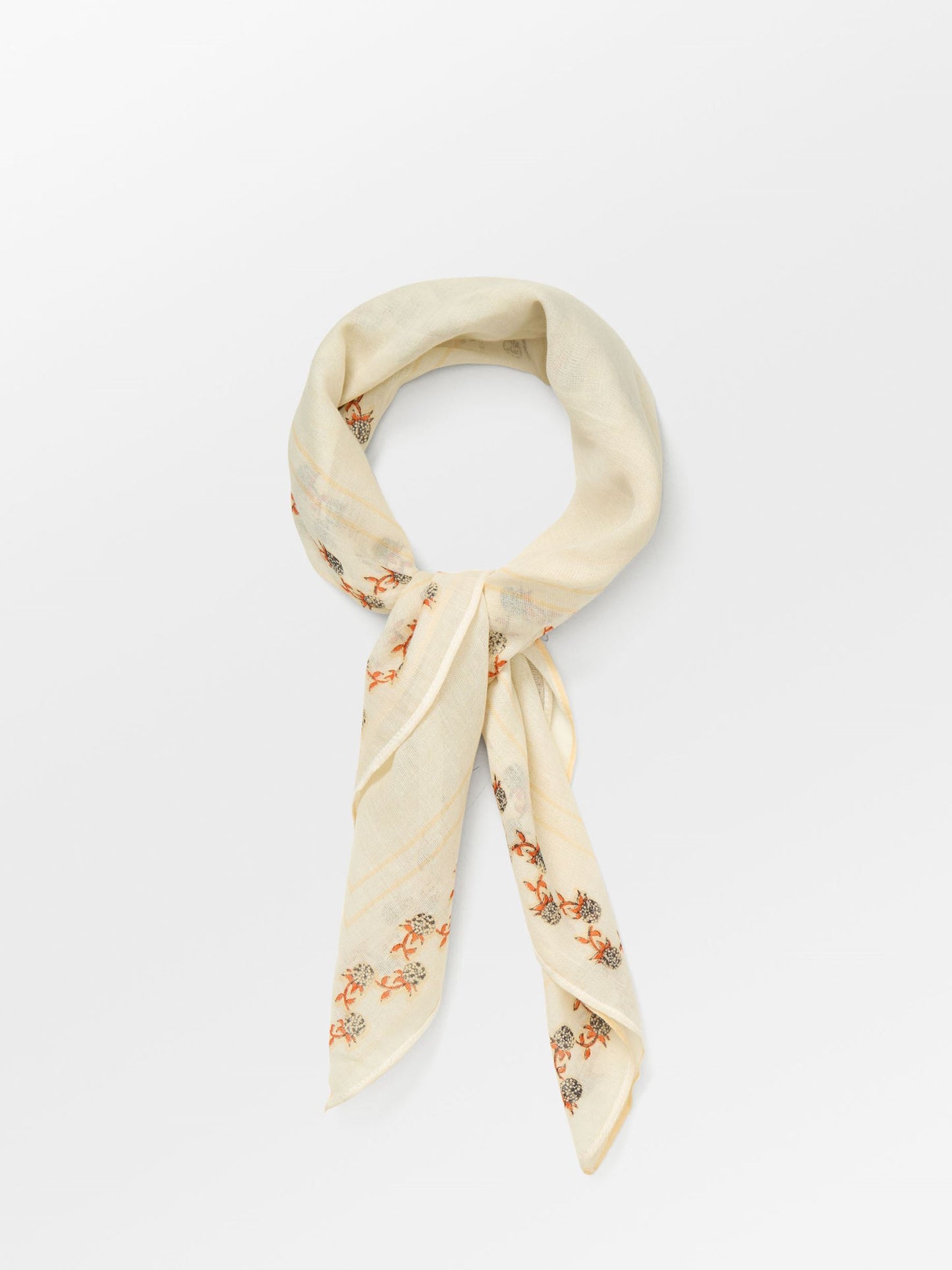 Becksöndergaard, Brombeere Cotta Scarf - Birch White, scarves, scarves, scarves, scarves, black week, black week