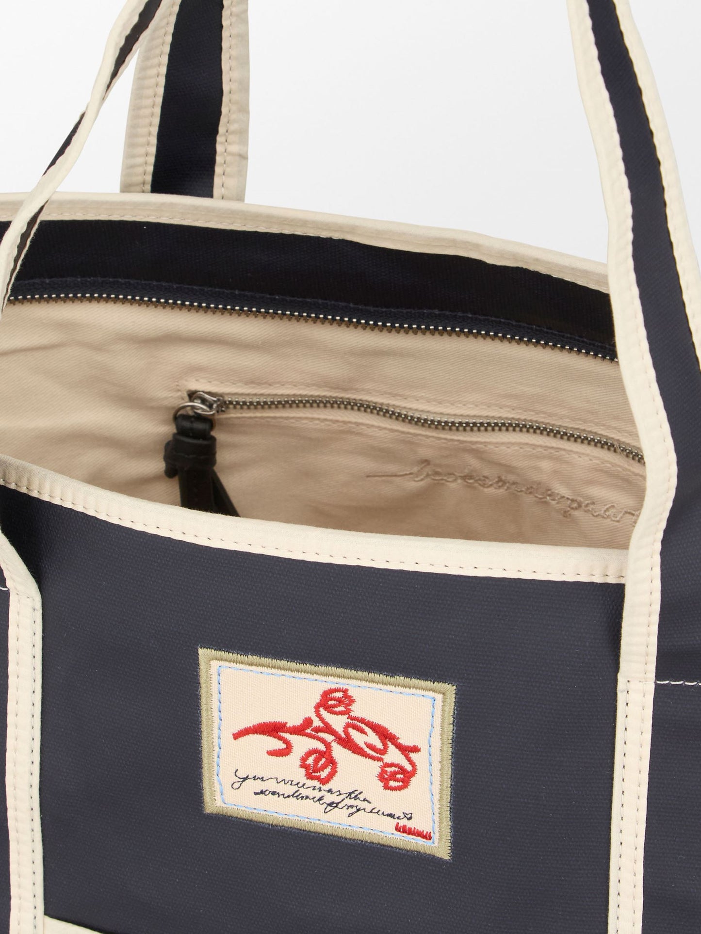 Becksöndergaard, Solid Coated Aubrey Bag - Navy Blue, bags, bags, bags, bags, bags, bags