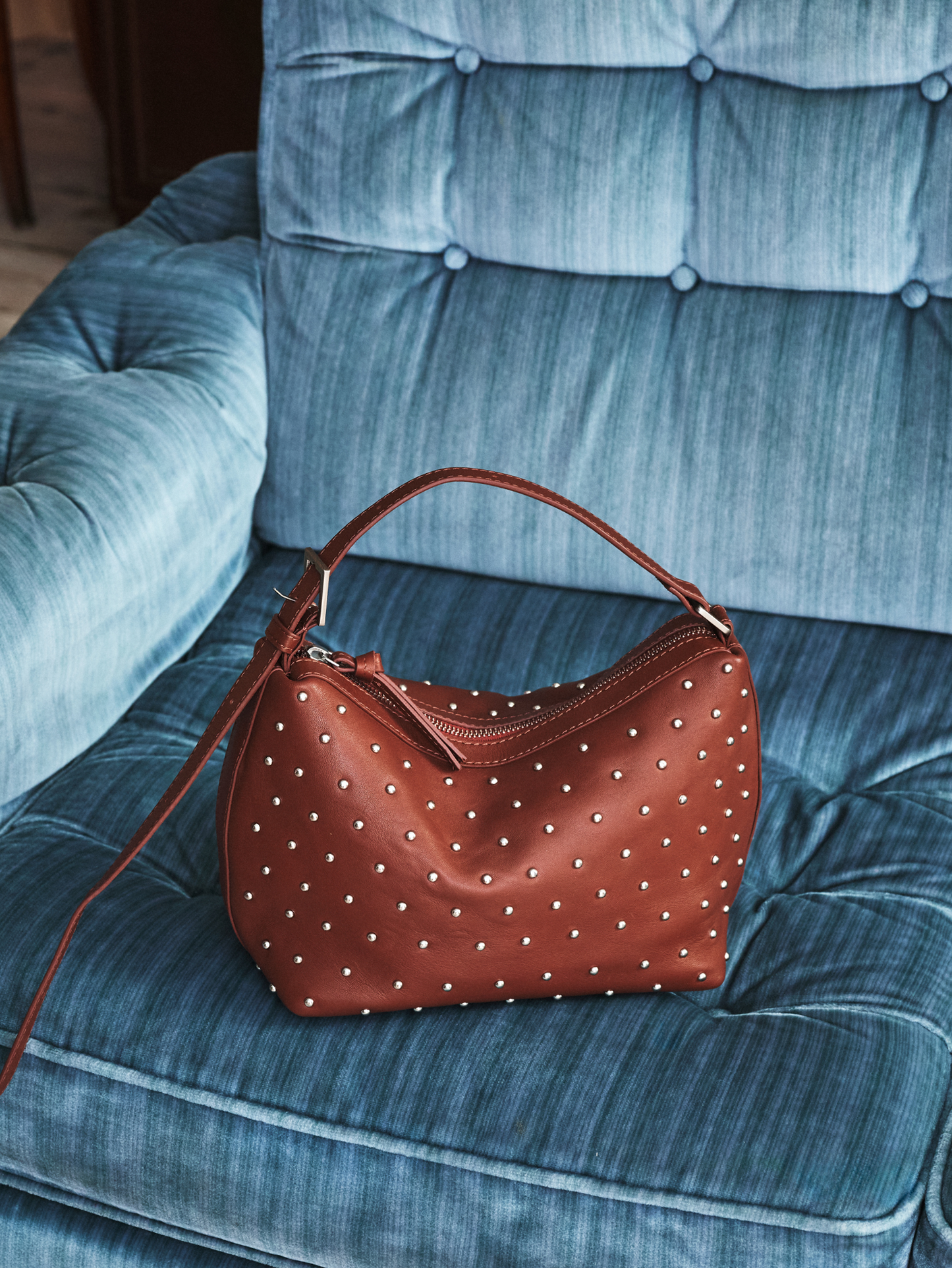 Nappa Stud Ginni Small Bag OneSize BeckSöndergaard.no