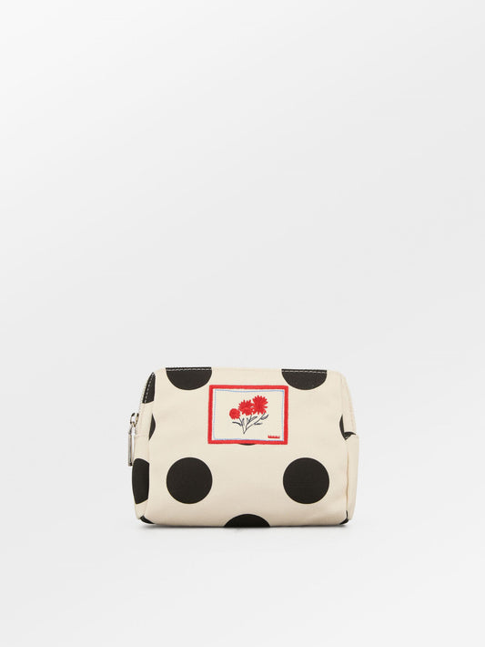 Becksöndergaard, Maxi Polka Canvas Pouch Bag - Birch White, homewear