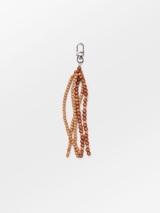 Beaded Wood Tassel Charm OneSize BeckSöndergaard.no