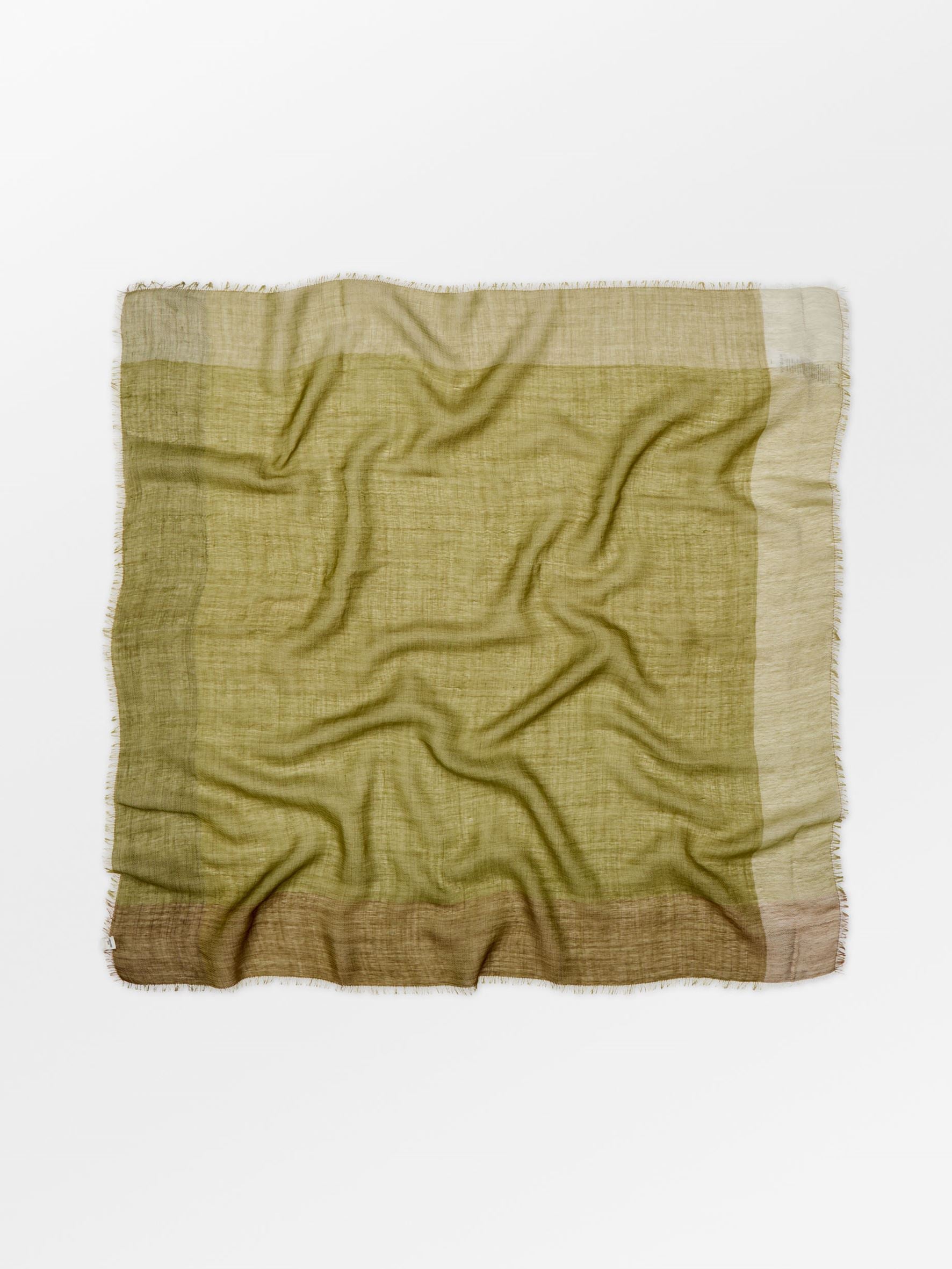 Becksöndergaard, Ekko Wica Big Scarf - Golden Cypress Green, scarves, archive, scarves, archive, scarves, scarves, scarves, scarves, black week, black week