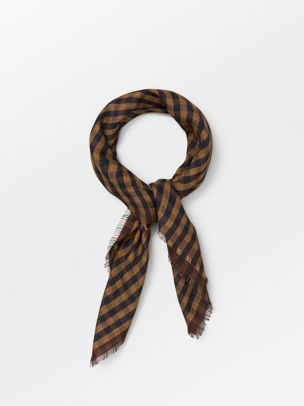 Becksöndergaard, Gingham Cowea Scarf - Naval Academy Blue, onesize