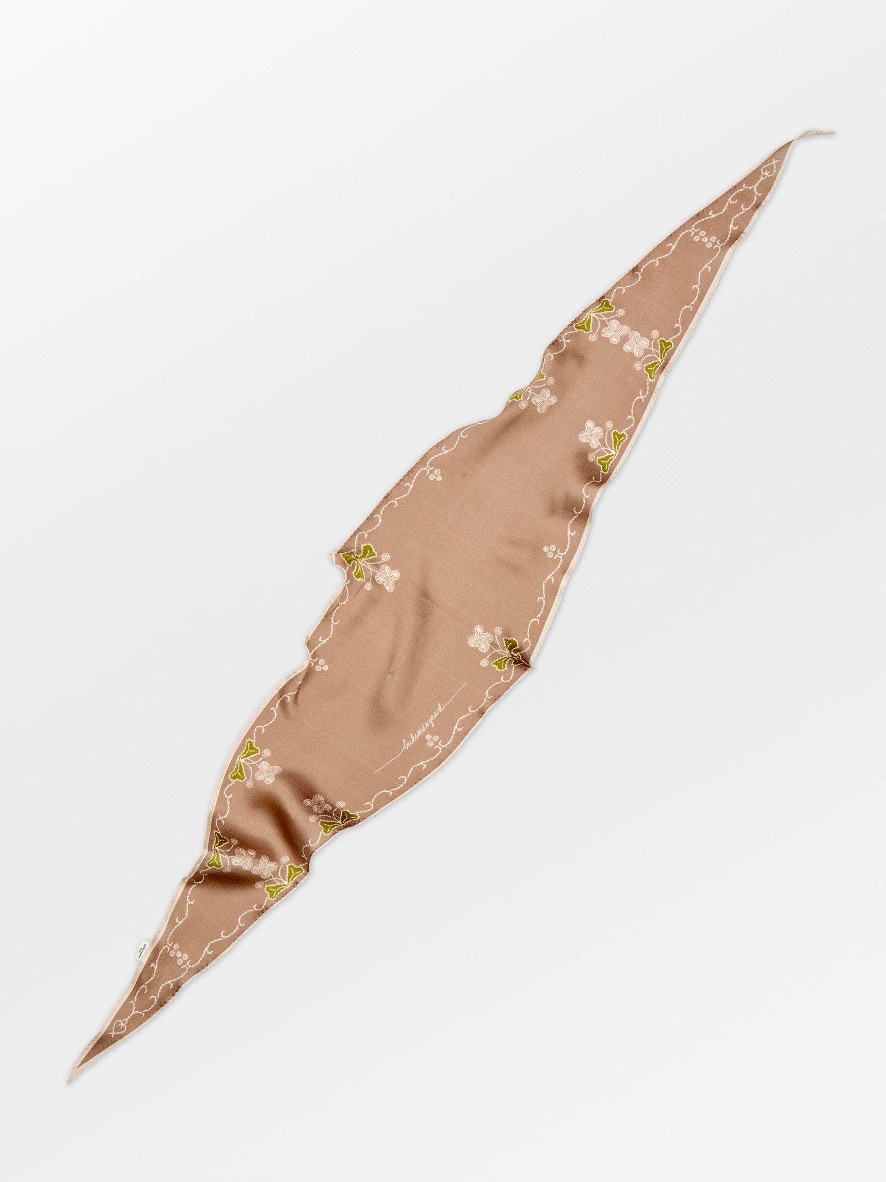 Becksöndergaard, Brodaria Diamond Scarf - Pine Bark, scarves, scarves, mid season sale, mid season sale, scarves, scarves, black week, black week