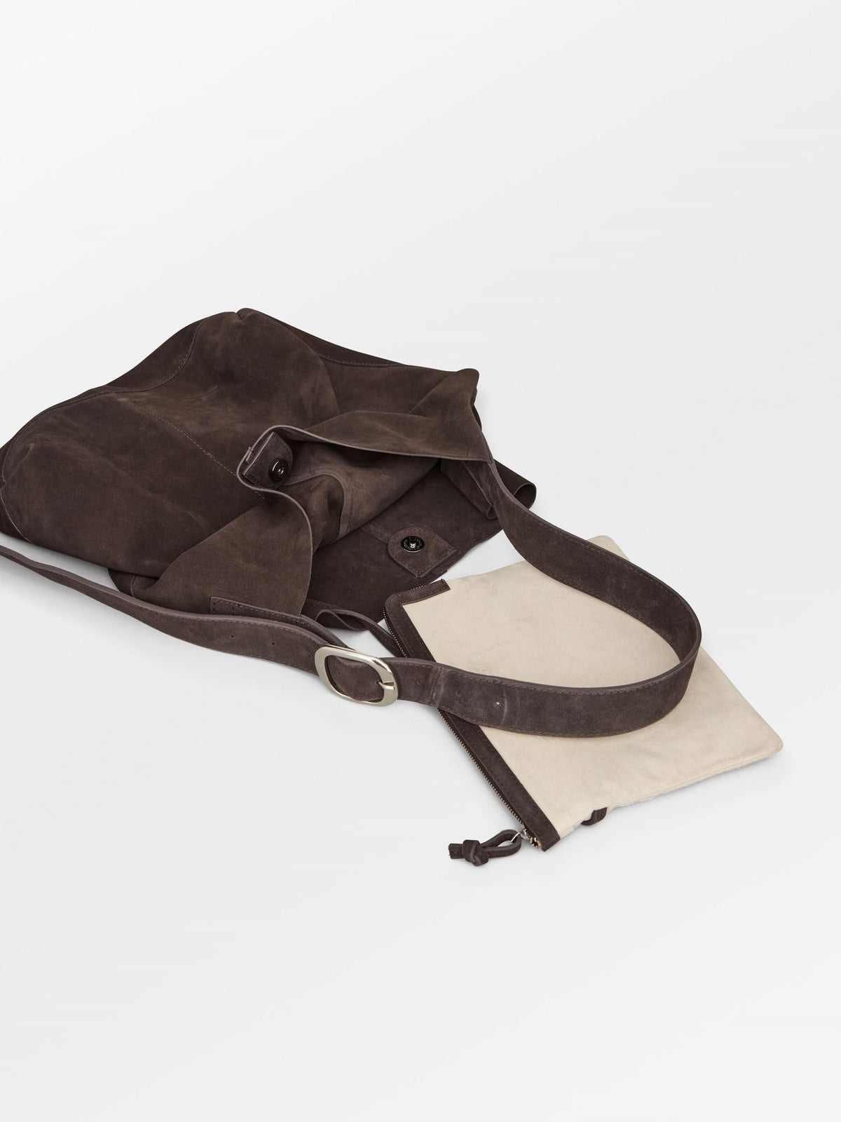 Suede Mae Buckle Bag OneSize BeckSöndergaard.no