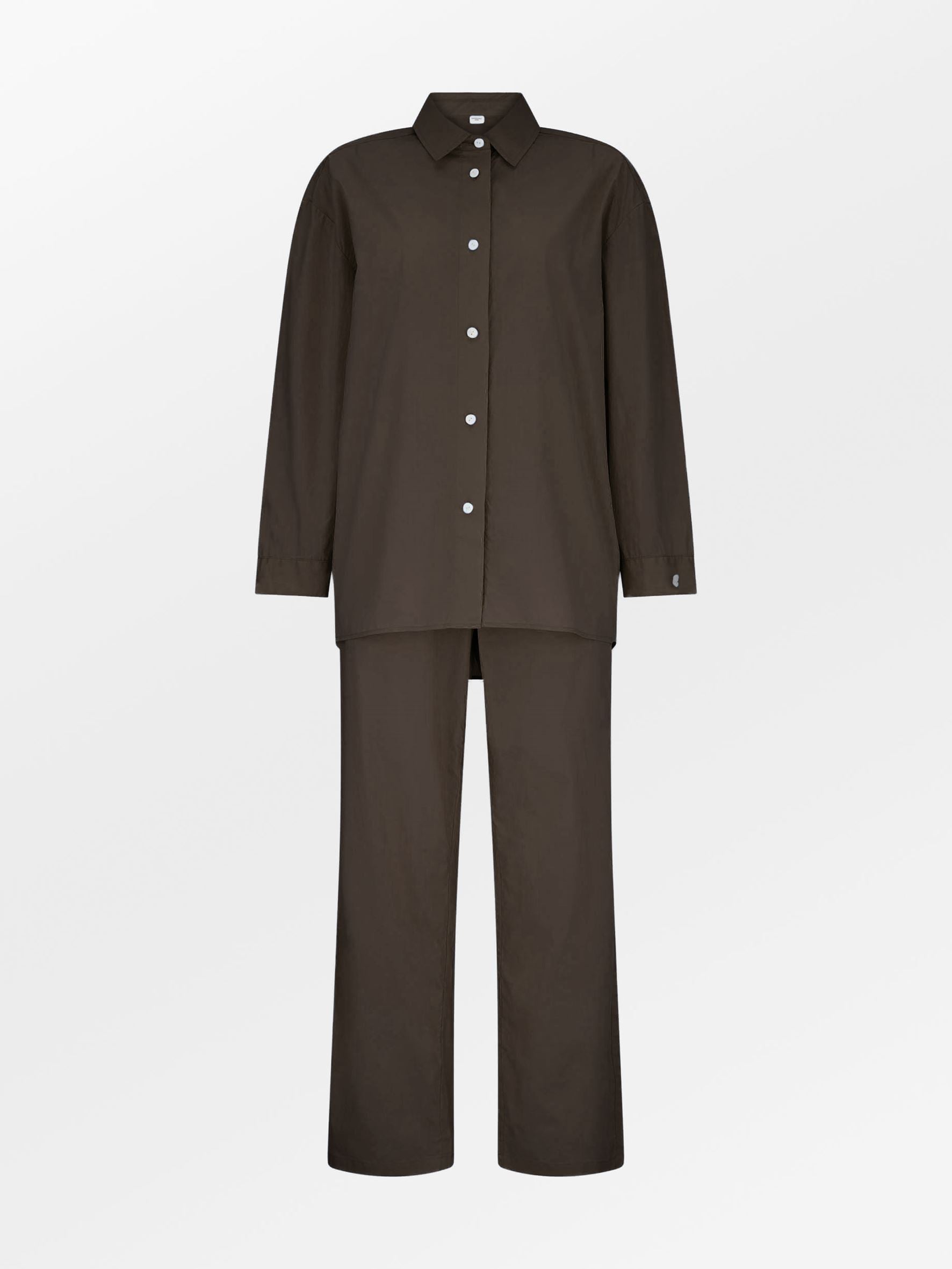 Becksöndergaard, Essential Pyjamas Set - Hot Fudge Brown, clothing