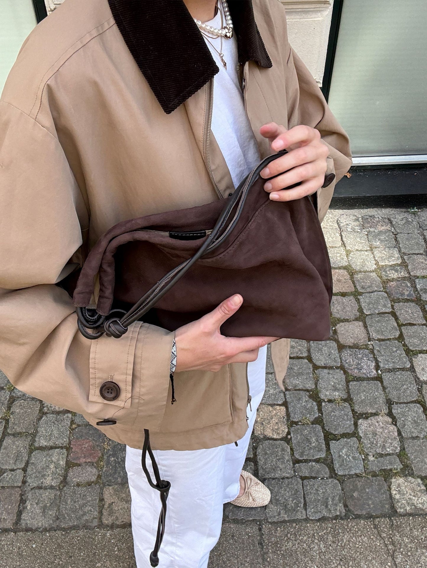 Suede Giana Bag OneSize BeckSöndergaard.no