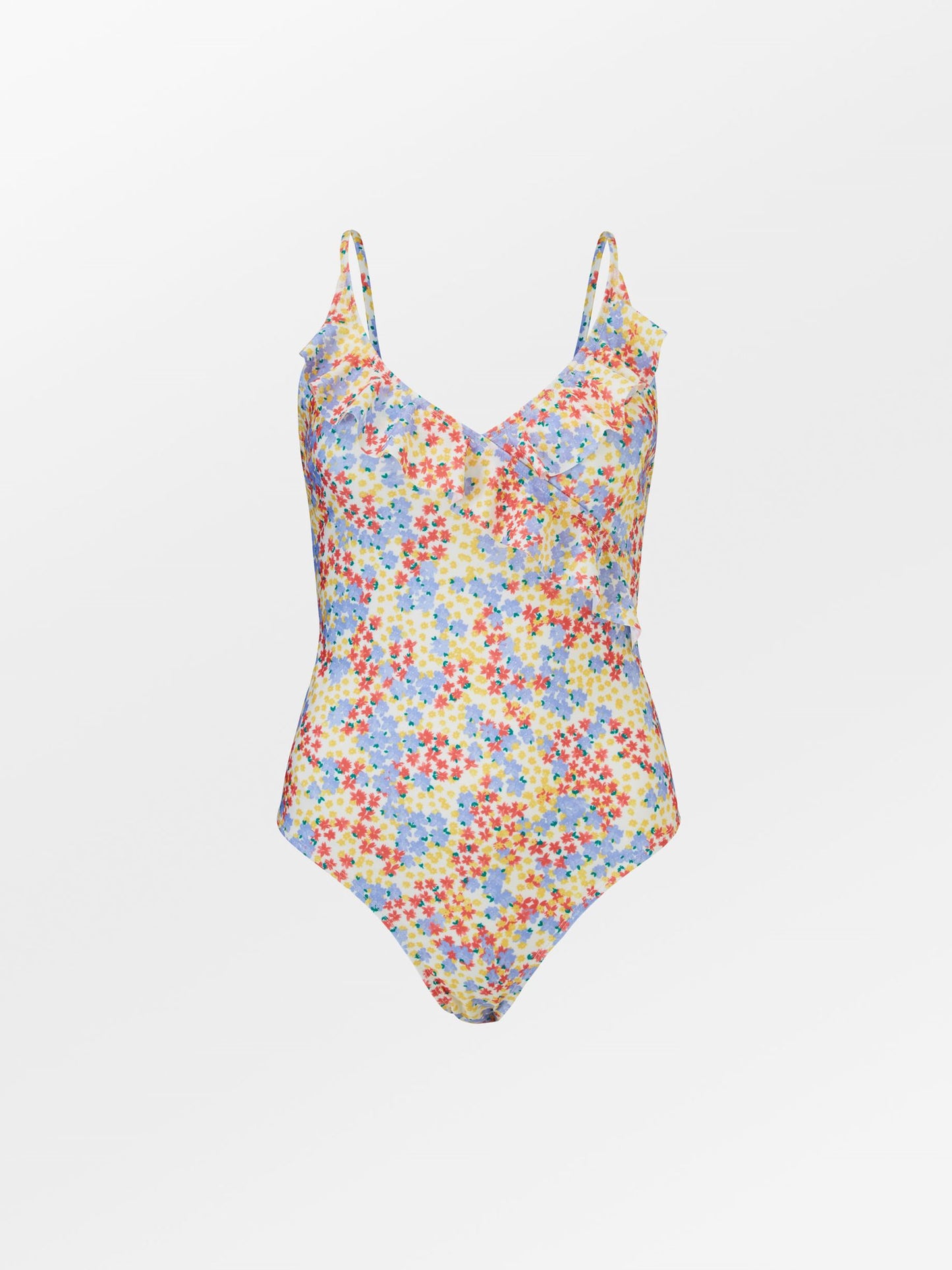 Oline Bly Frill Swimsuit Clothing BeckSöndergaard.no
