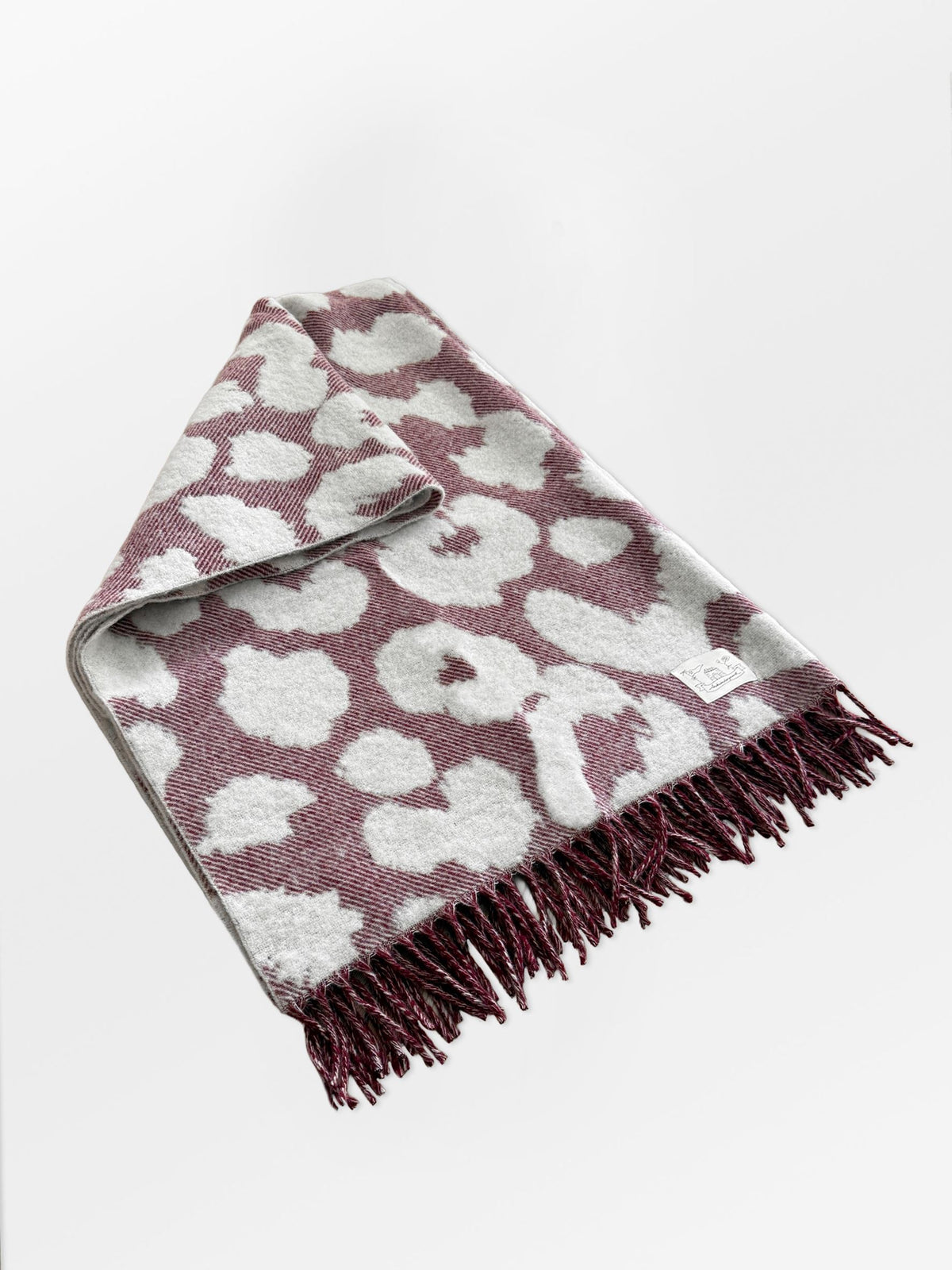 Becksöndergaard, Graphileola Wool Blanket - Fig Red, news