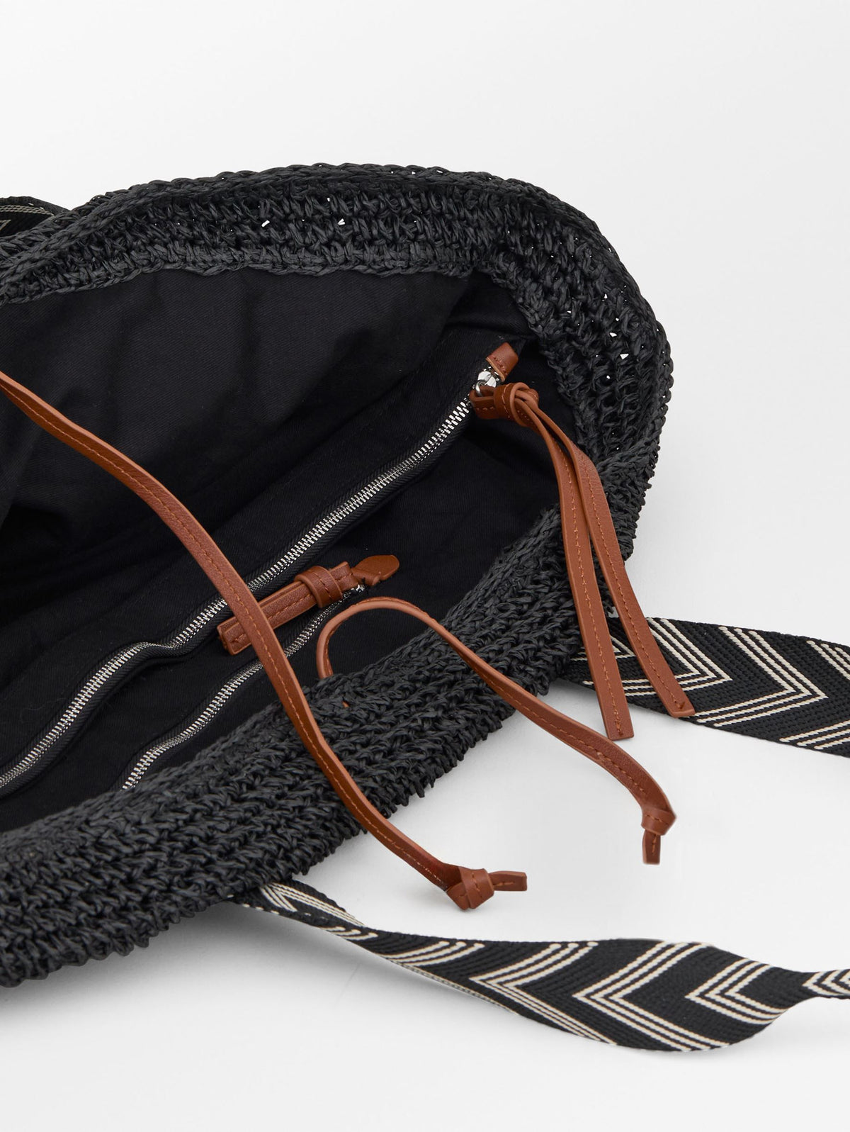 Becksöndergaard, Paper Straw Pheobe Bag - Black, archive, archive, sale, sale
