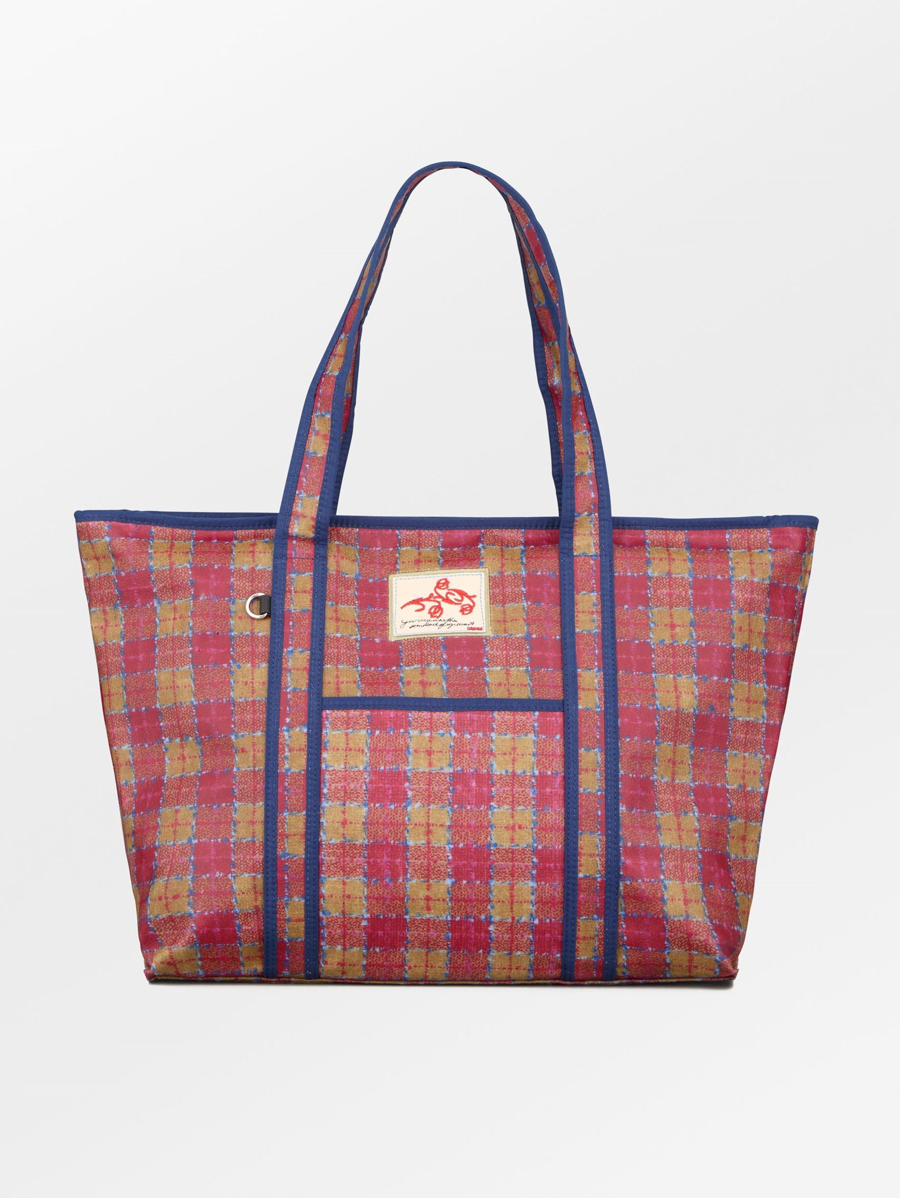 Becksöndergaard, Checky Coated Aubrey Bag - Pompeian Red, bags, bags, bags, bags, bags, bags