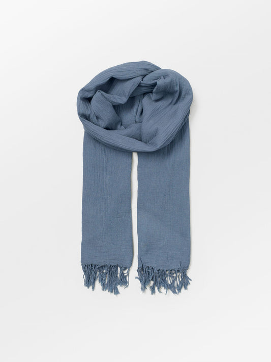 Solid Ilona Scarf - Light Blue OneSize   BeckSöndergaard.no