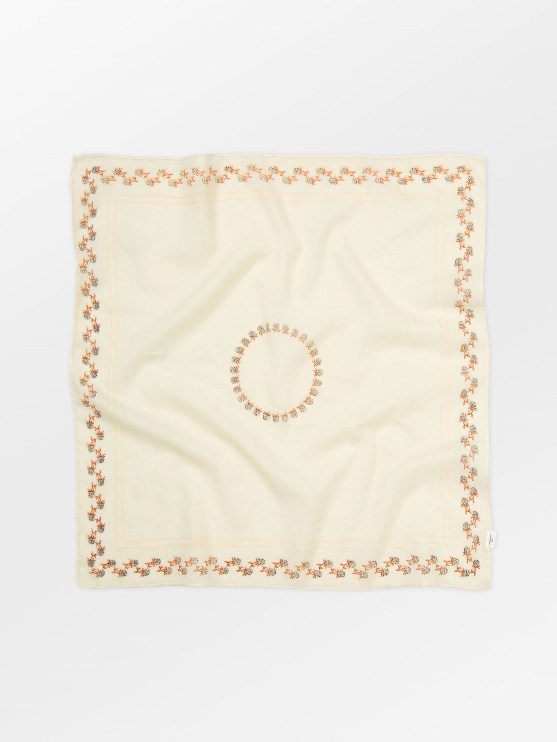 Becksöndergaard, Brombeere Cotta Scarf - Birch White, scarves, scarves, scarves, scarves, black week, black week