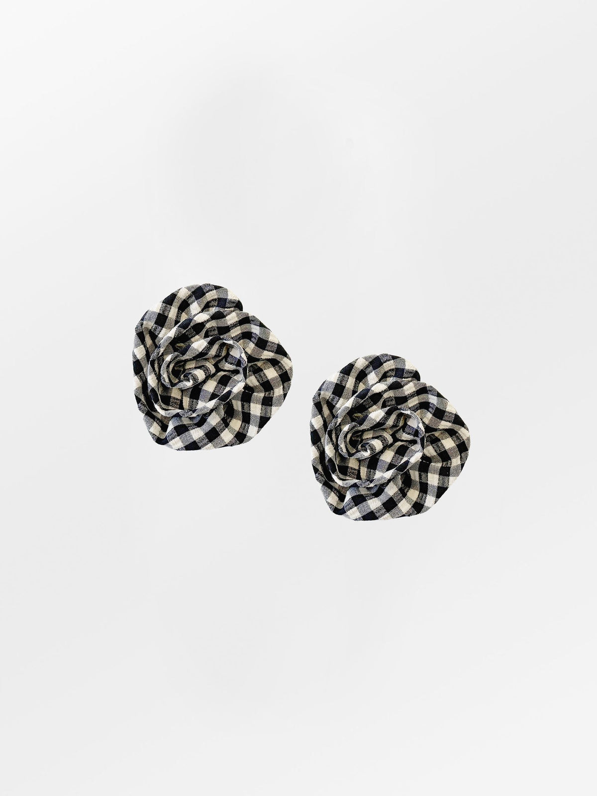 Becksöndergaard, Gingham Rose Swim Charm - Black/Off-White, onesize