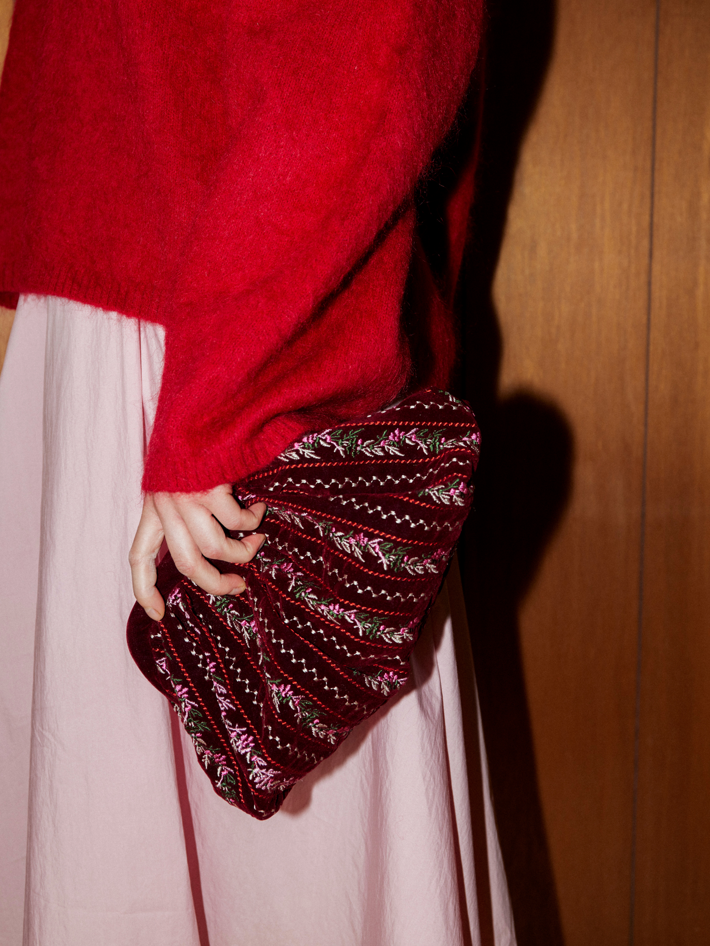Ribbonia Velvet Bonita Bag OneSize BeckSöndergaard.no