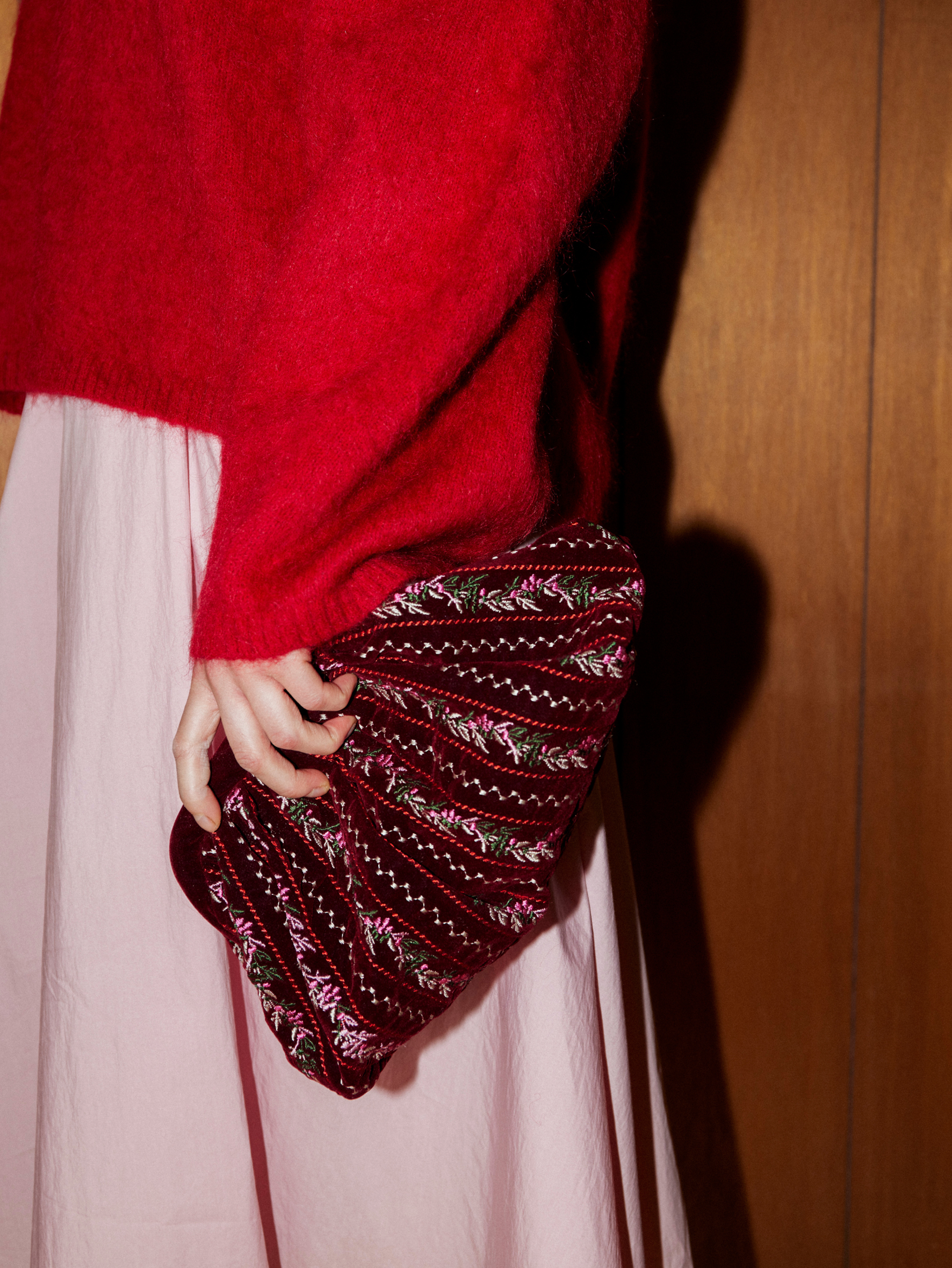 Ribbonia Velvet Bonita Bag OneSize BeckSöndergaard.no