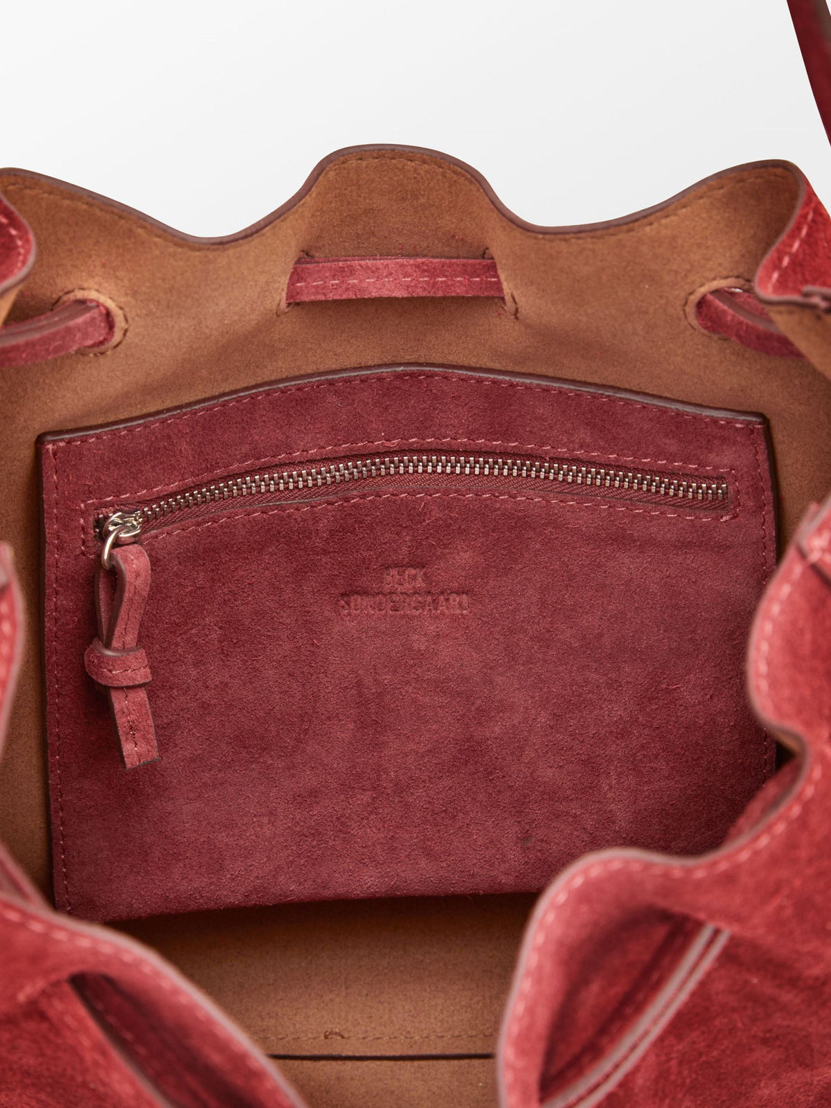 Becksöndergaard, Suede Elin Bag - Rosewood, onesize
