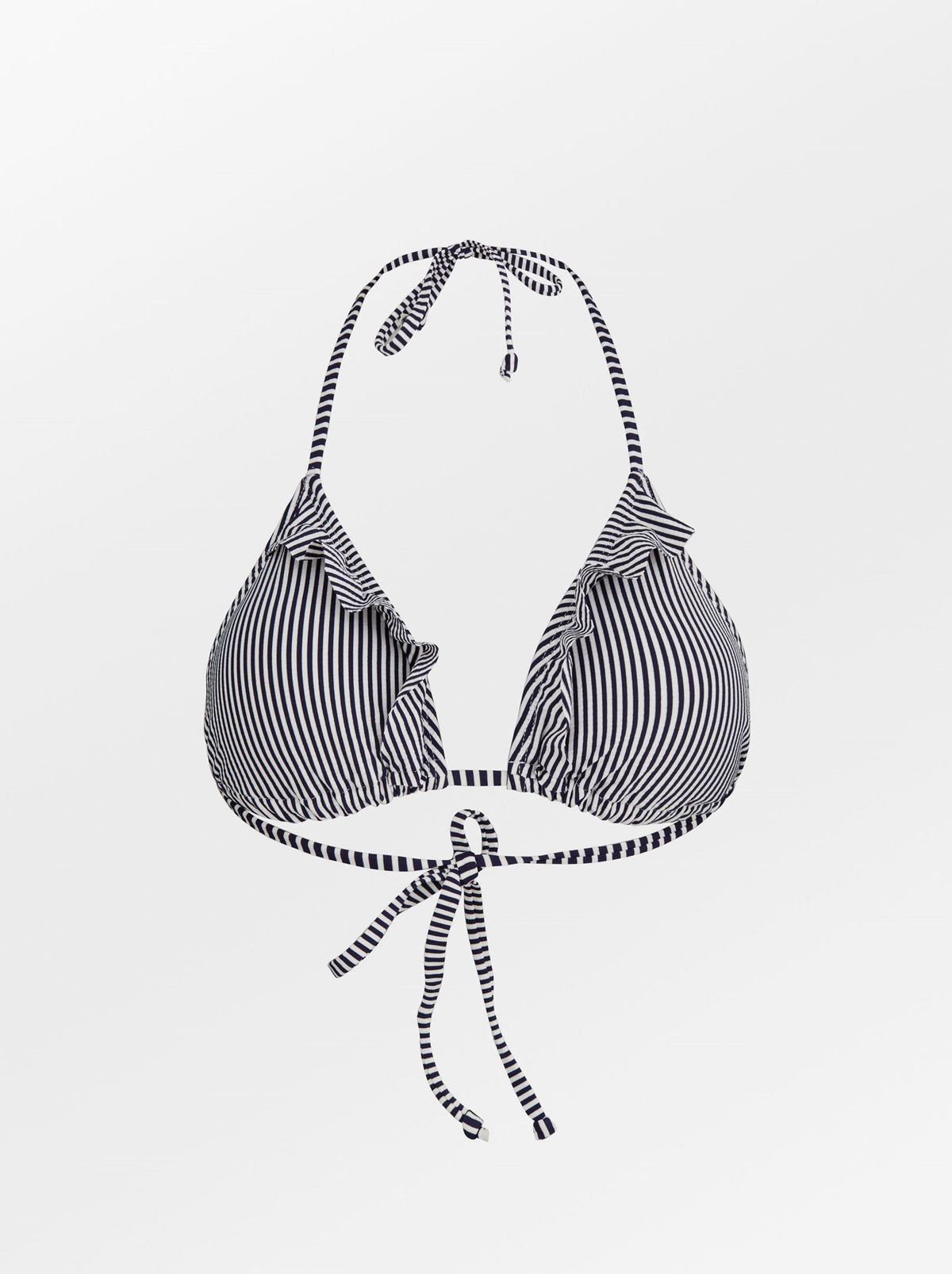 Striba Bel Frill Bikini Top - Maritime Blue Clothing BeckSöndergaard.no