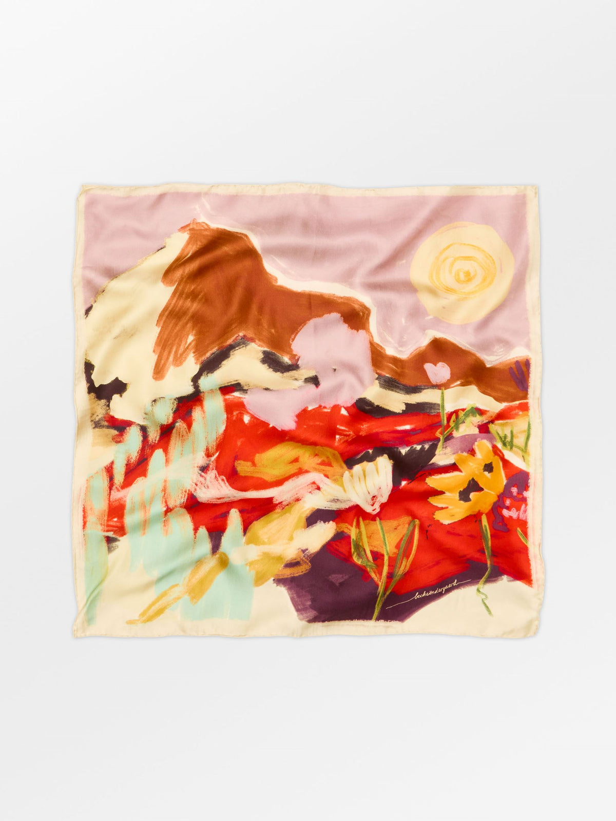 Becksöndergaard, Landscapia Sia Scarf - Multi Col., onesize