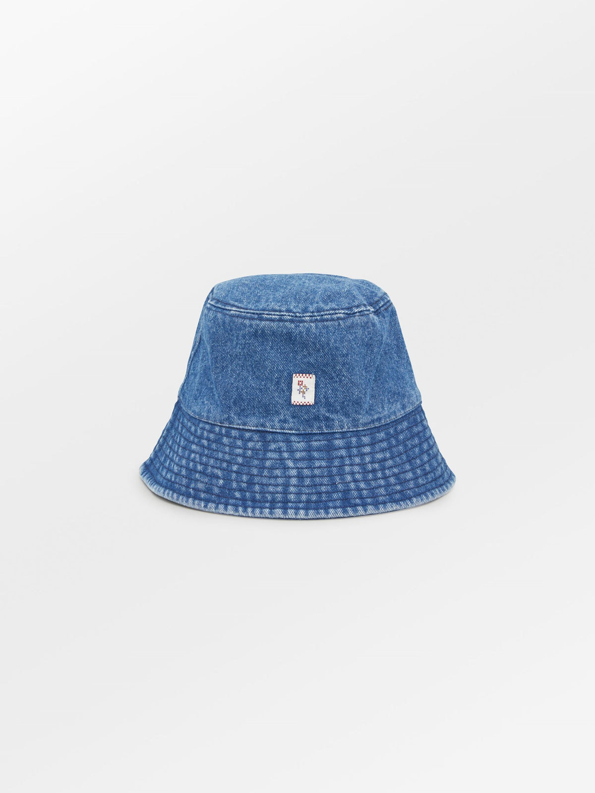 Becksöndergaard, Denima Label Bucket Hat - Denim, clothing