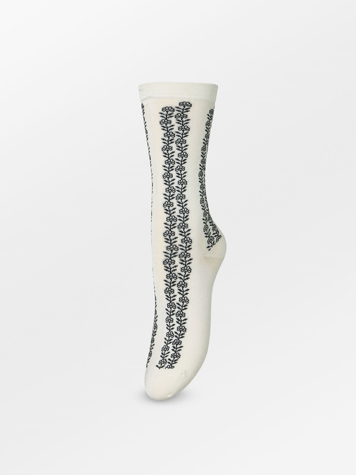 Teila Visca Sock - White Socks BeckSöndergaard.no