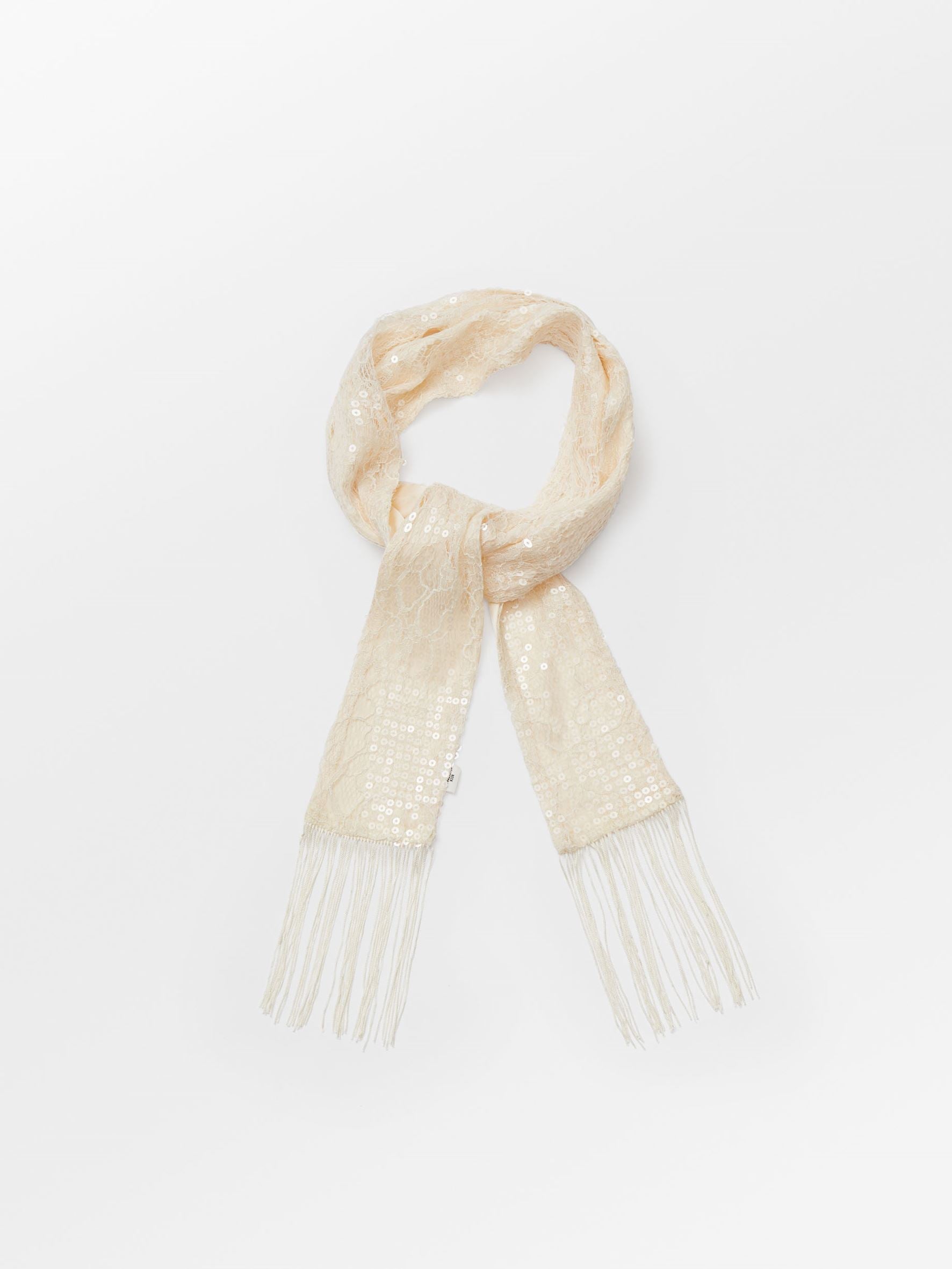 Lace Sequins Scarf OneSize BeckSöndergaard.no