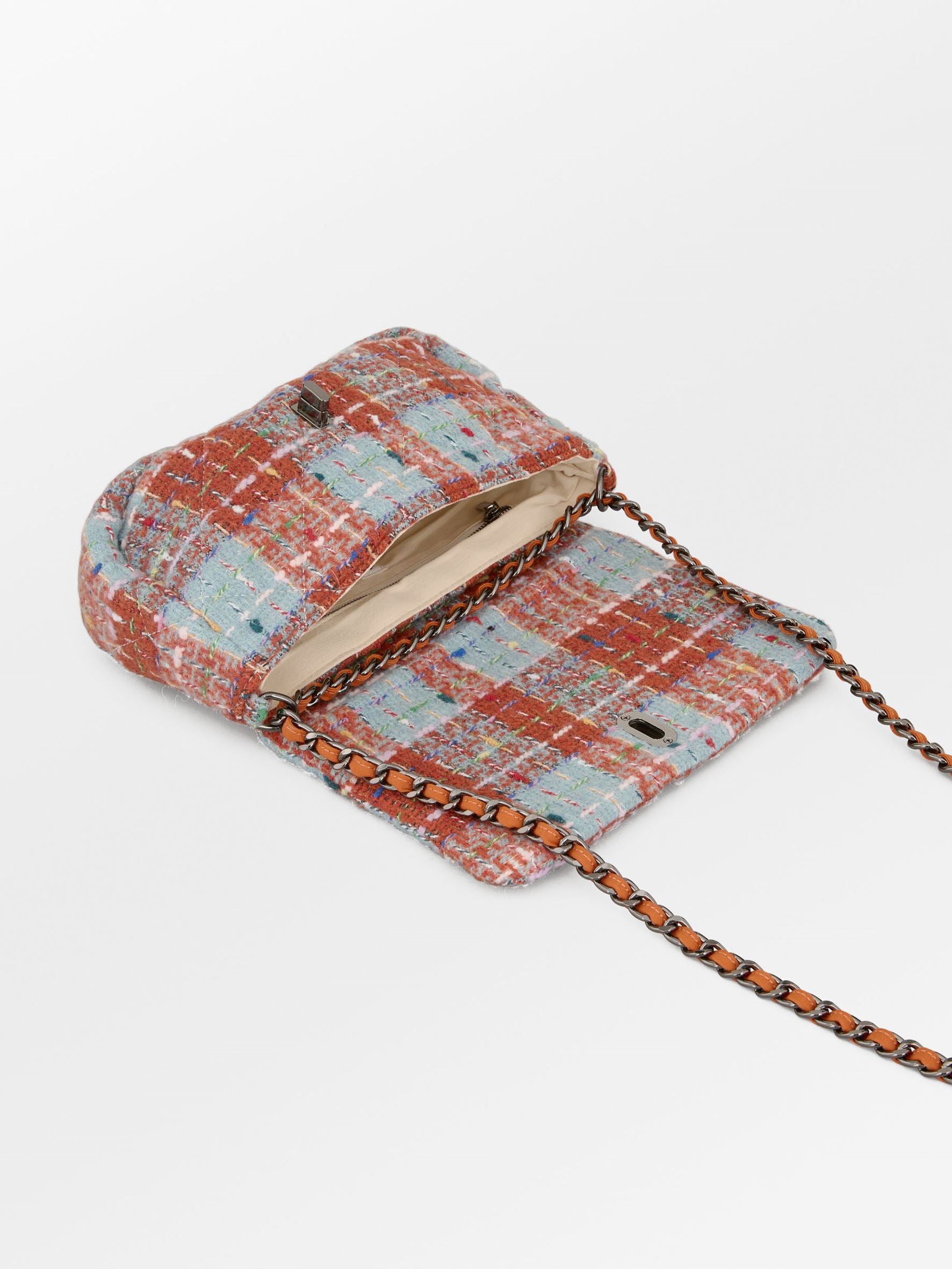 Becksöndergaard, Beau Checked Hollis Bag - Rooibos Orange, bags, bags, archive, bags, archive, mid season sale, mid season sale, bags, bags, black week, black week