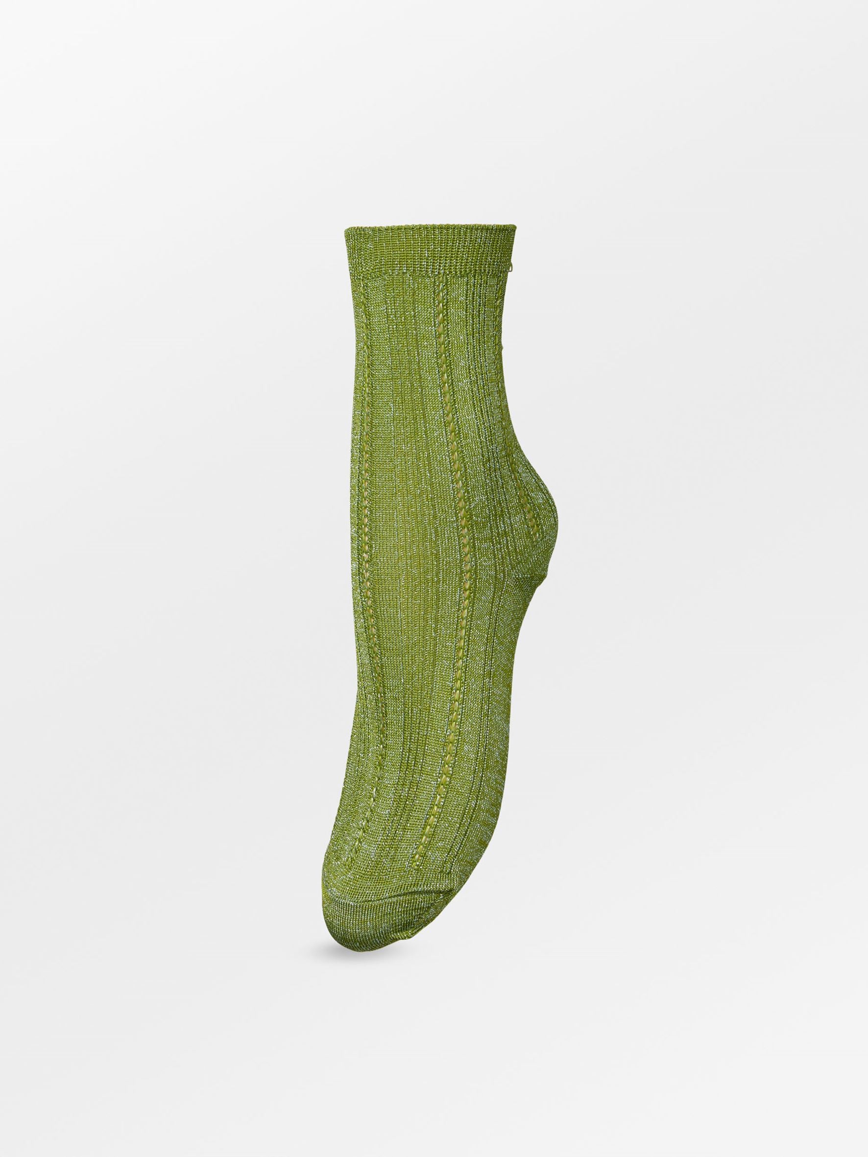 Glitter Drake Sock - Green Socks BeckSöndergaard.no