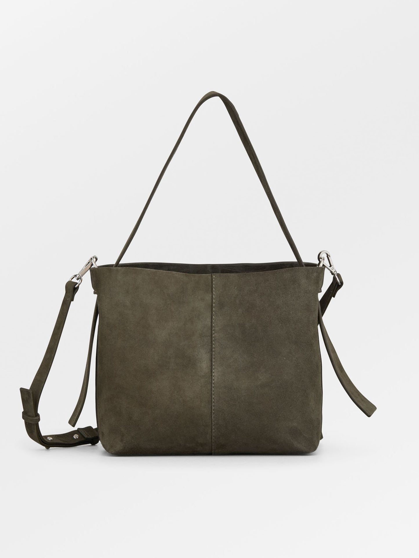 Suede Fraya Small Crossbody Bag - Green OneSize BeckSöndergaard.no