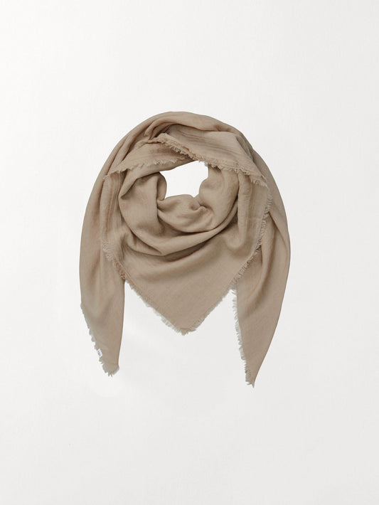 Mill Wool Scarf - Beige OneSize BeckSöndergaard.no