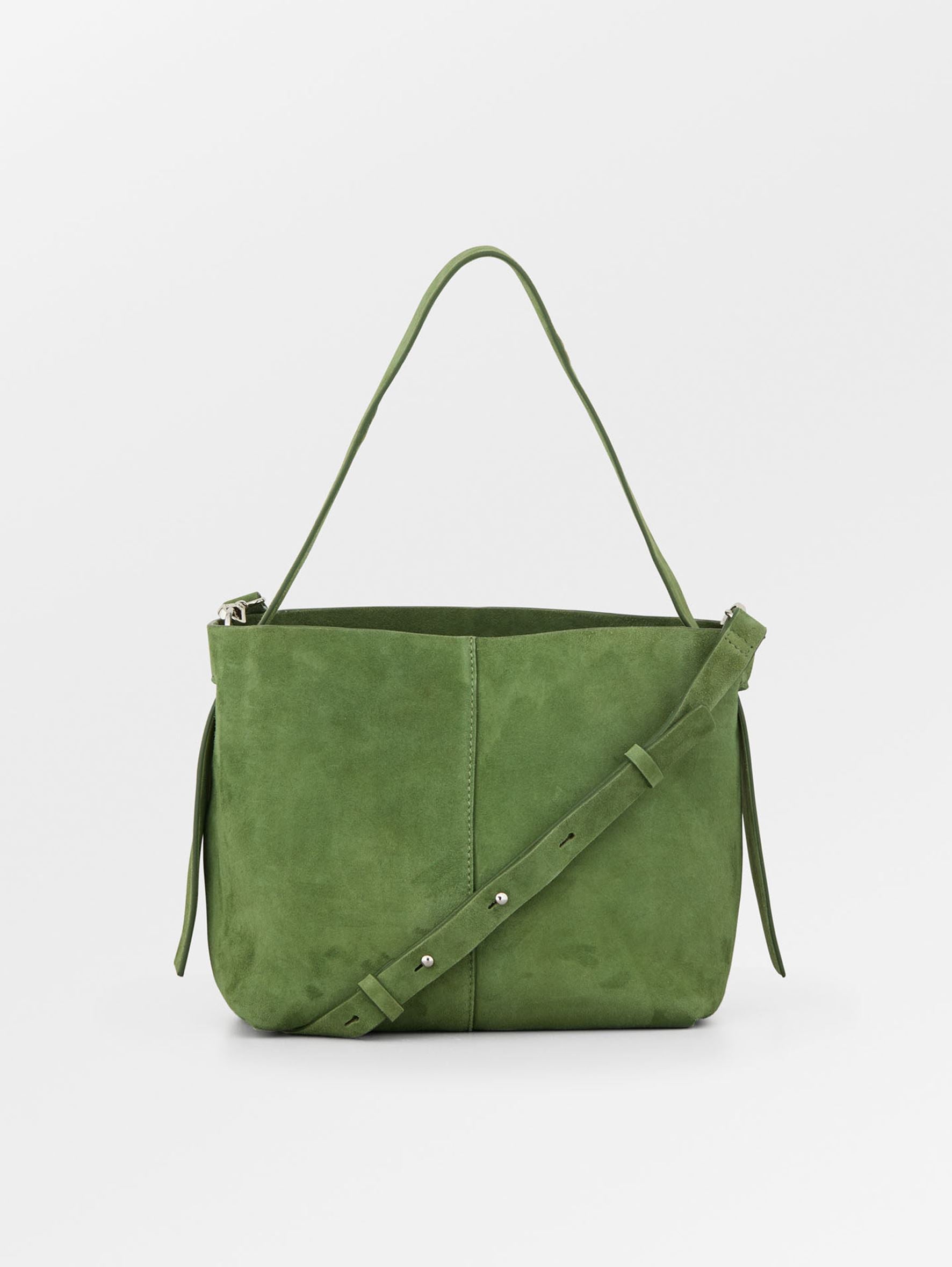 Becksöndergaard, Suede Fraya Small Bag - Banana Palm Green, onesize
